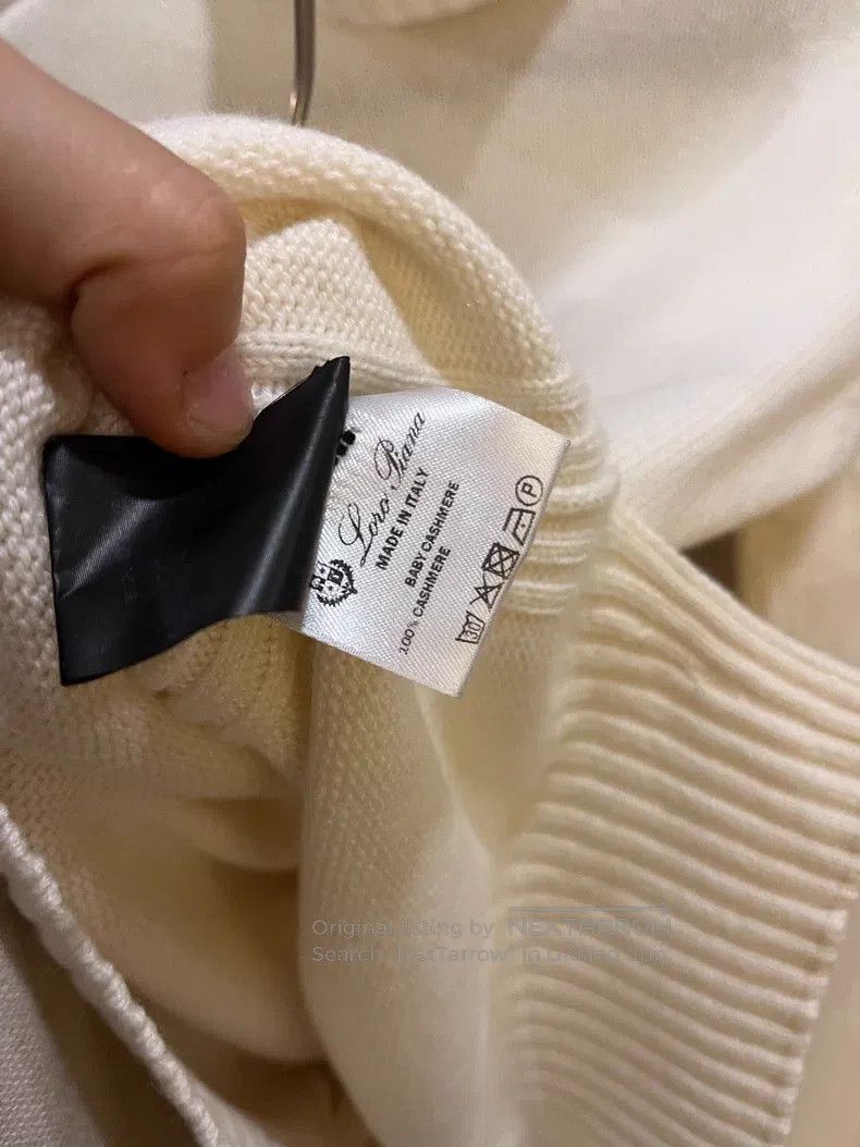 Loro Piana Loro Piana White Baby Cashmere Sweater Size XS / US 0-2 / IT 36-38 - 5 Thumbnail