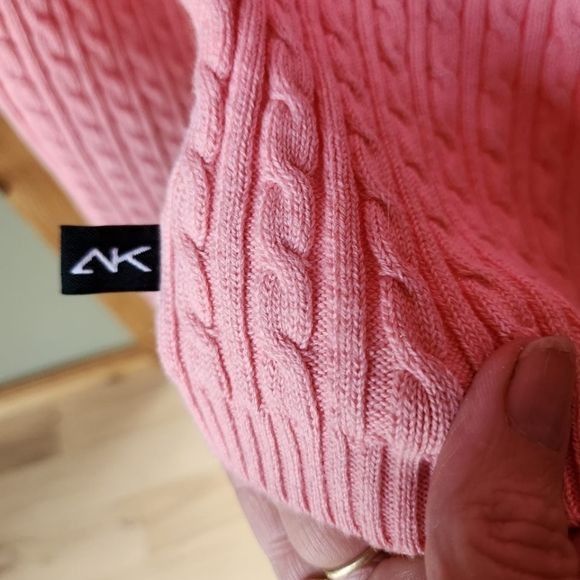Vintage Anne Klein Sport Stretch Pink Turtleneck Long Sleeve Sz. XL Size XL / US 12-14 / IT 48-50 - 5 Thumbnail