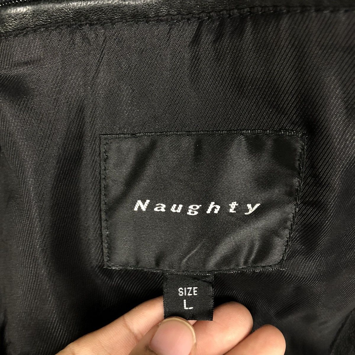 Japanese Brand 📌VINTAGE SOFT LEATHER BIKER JACKET NAUGHTY BIG POCKETS Size US L / EU 52-54 / 3 - 19 Thumbnail