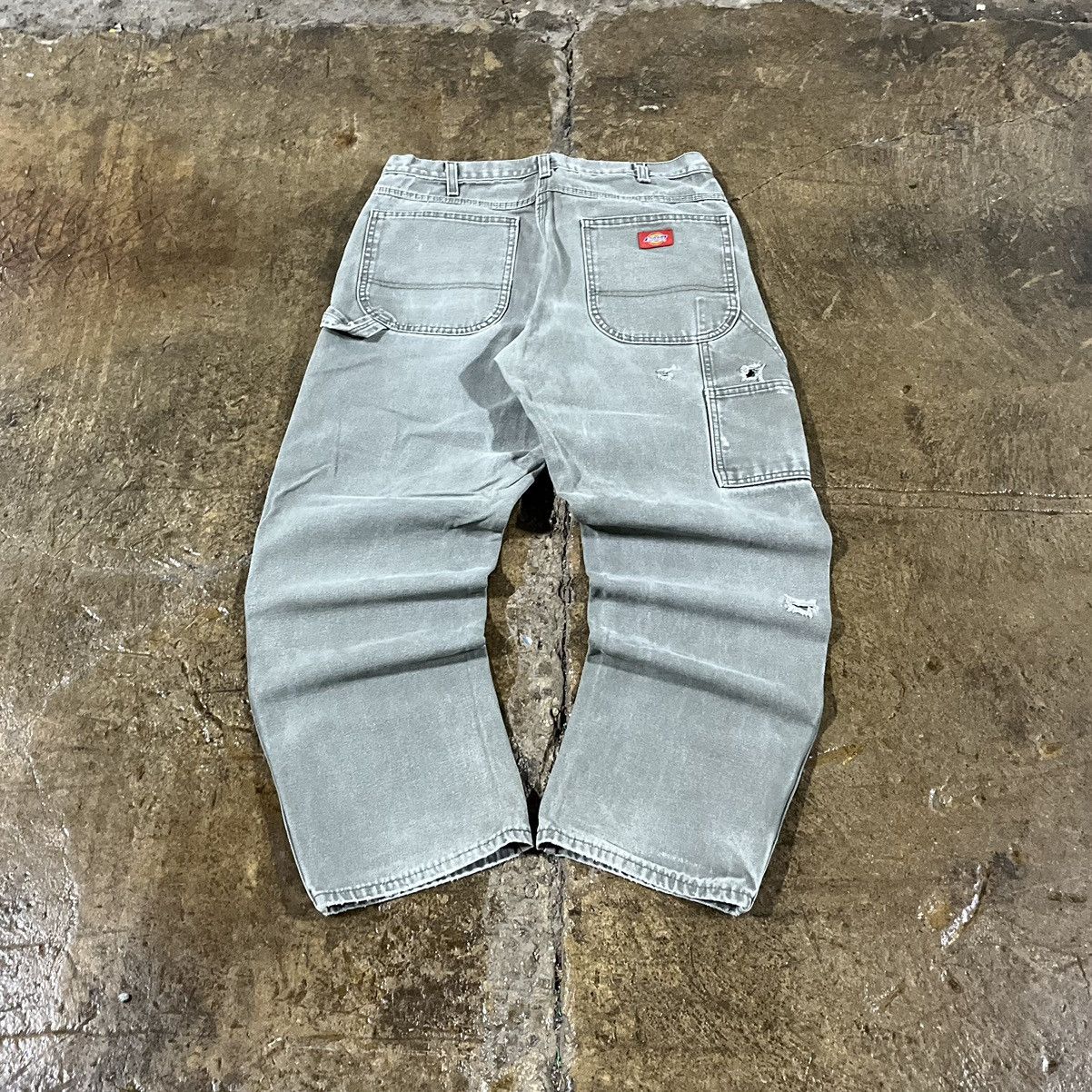 Carhartt × Dickies × Vintage Crazy Vintage Faded Dickies Carpenter Pants Workwear Skater Size US 34 / EU 50 - 1 Thumbnail