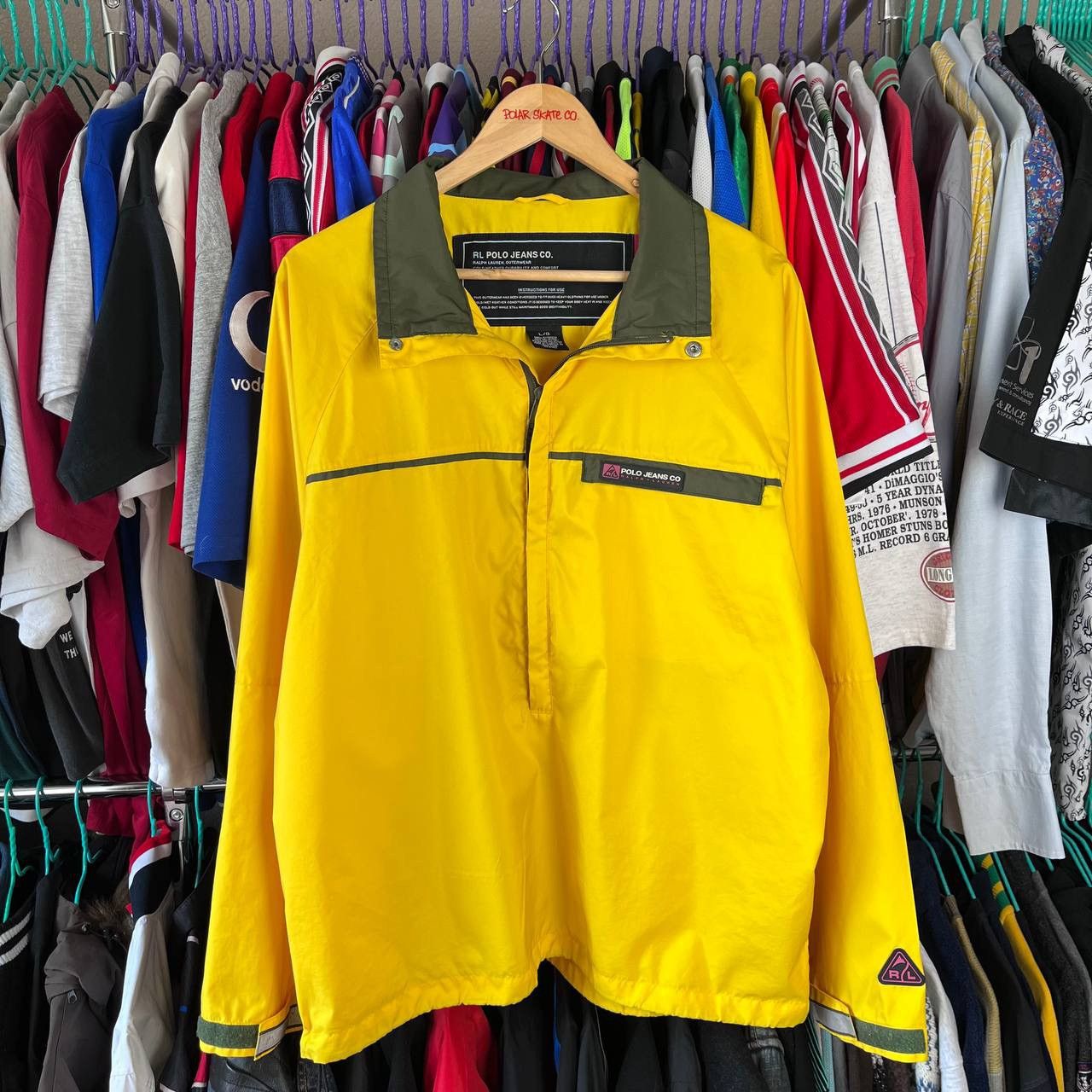 Ralph Lauren × Vintage Ralph Lauren RL Polo Jeans Co Winbreaker Anorak Jacket Size US L / EU 52-54 / 3 - 2 Thumbnail