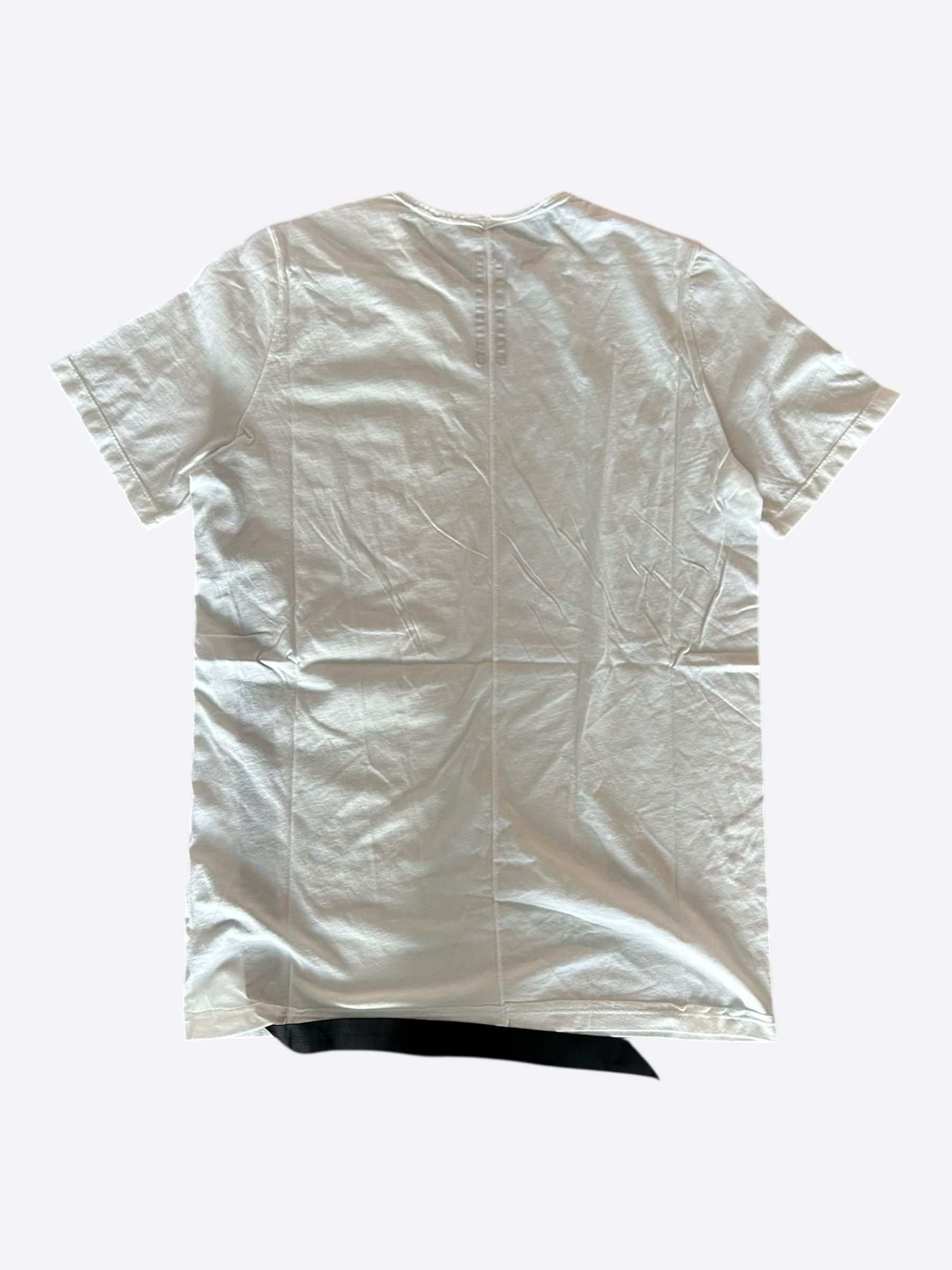 Rick Owens Rick Owens White Level T-Shirt Size US XL / EU 56 / 4 - 2 Thumbnail