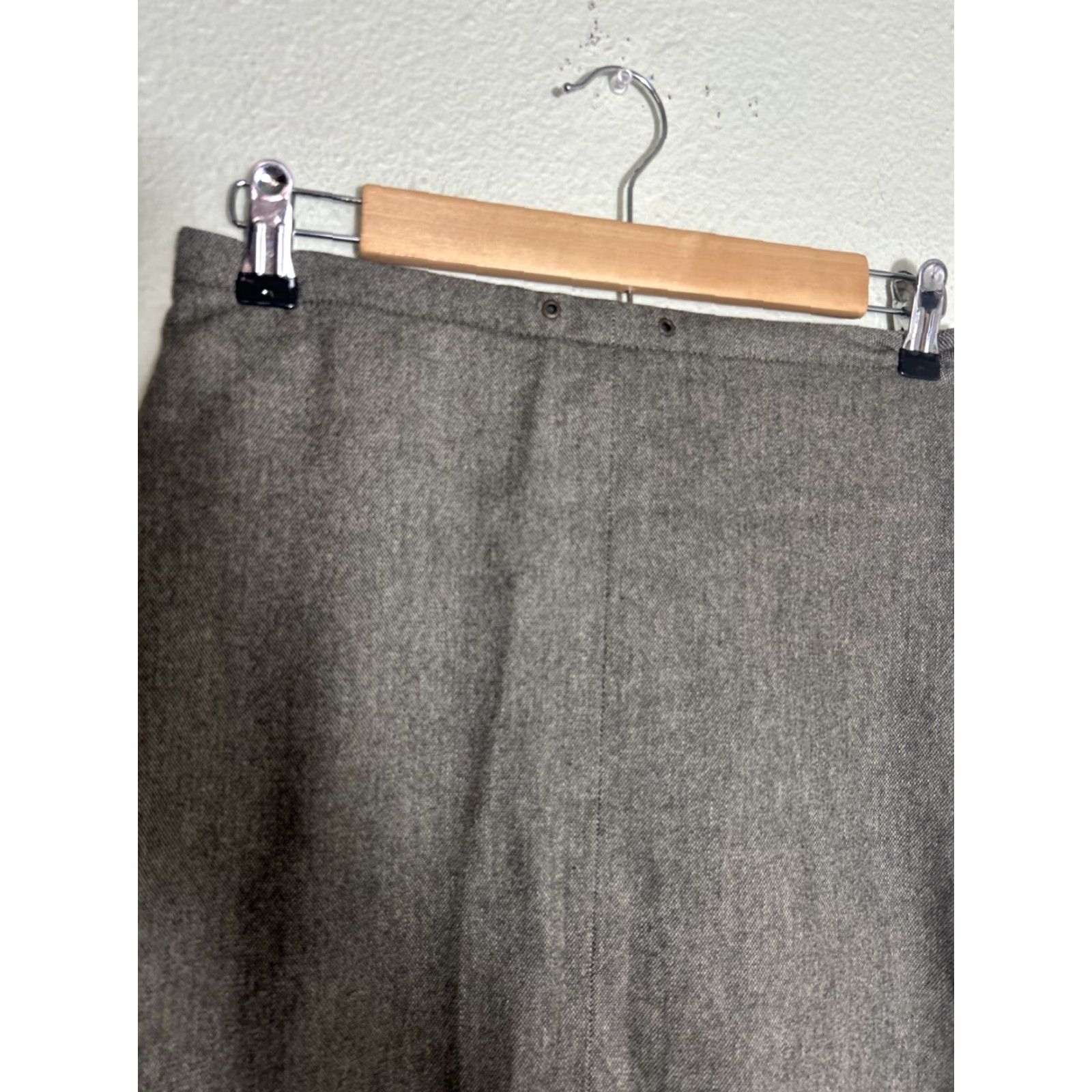 Banana Republic Banana Republic Skirt Gray Wool Stretch A-Line Side Zip 2 Knee Length Women MPN 26X21 Size 26" / US 2 / IT 38 - 3 Thumbnail