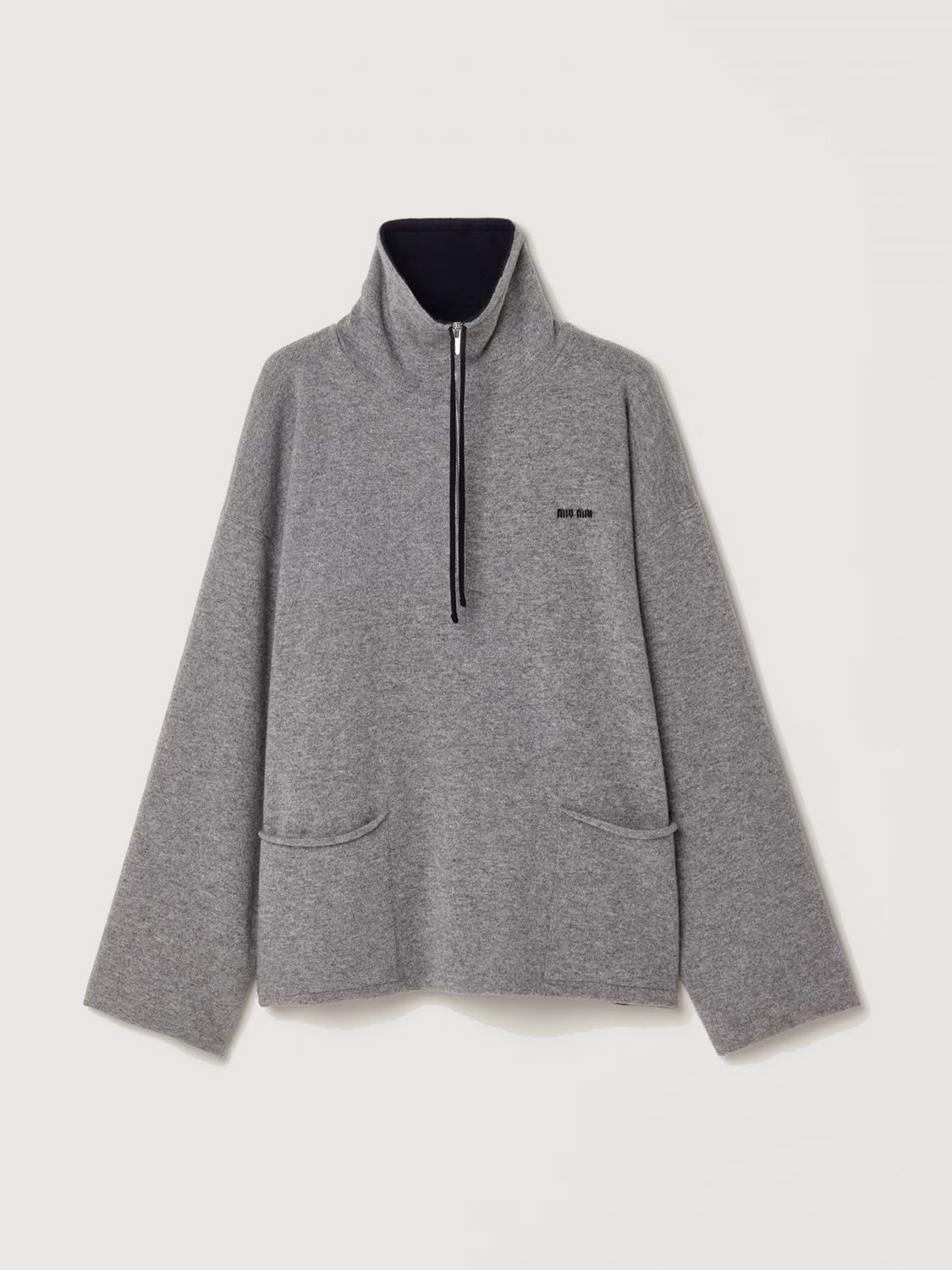 Miu Miu Miu Miu Sweater Woman Grey Size XS / US 0-2 / IT 36-38 - 1 Preview