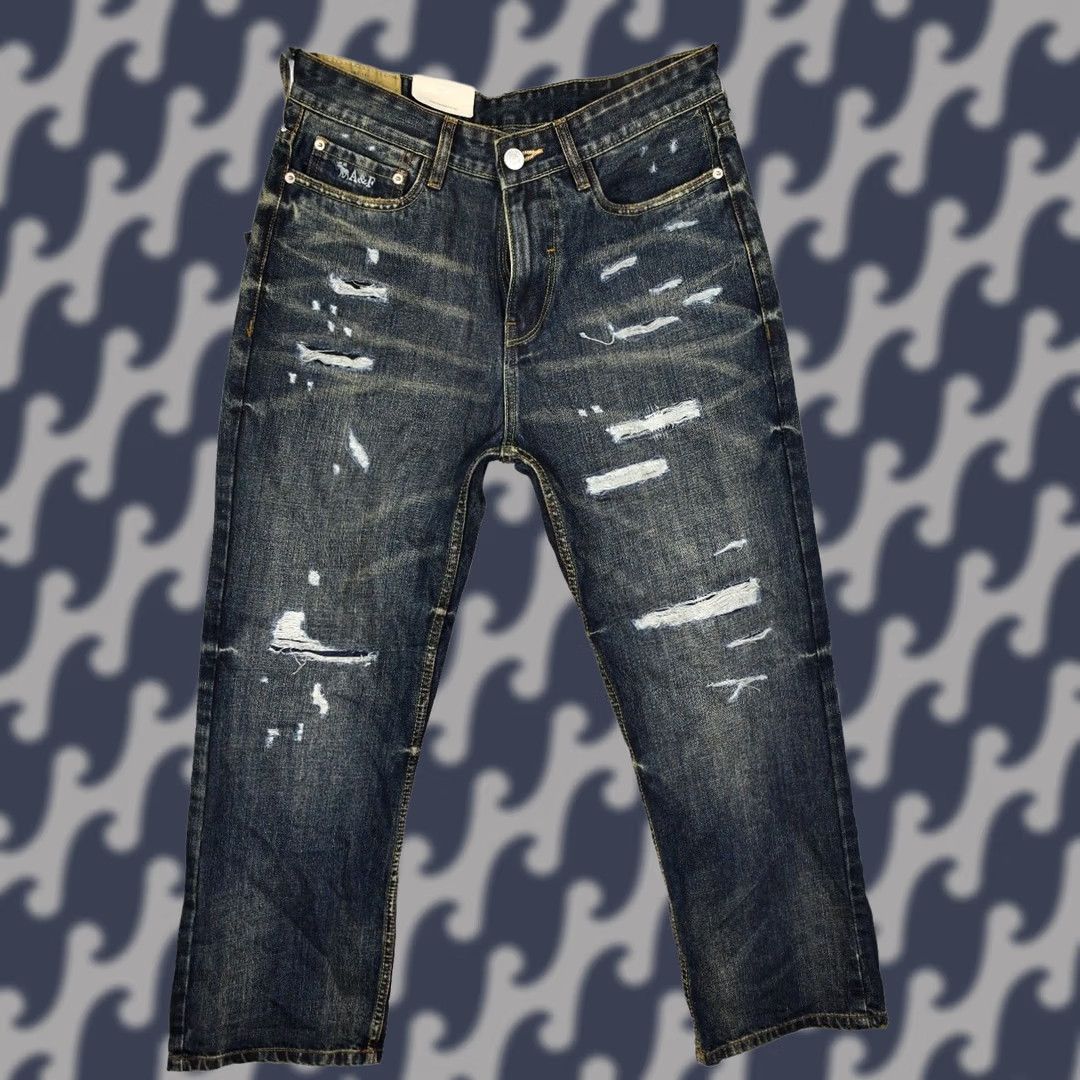 Abercrombie & Fitch VTG Abercrombie & Fitch The Kilburn Low Rise Bootcut Jeans Mens W32 L32 Blue Size US 32 / EU 48 - 1 Thumbnail