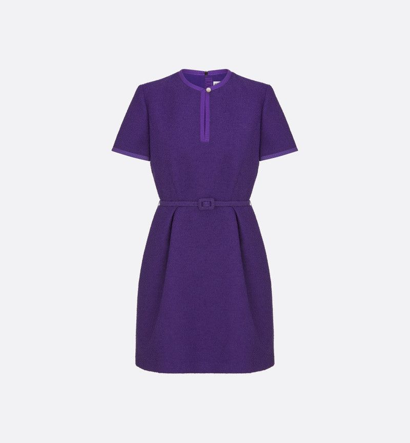 Dior o1bcso1str0126 Dress in Purple Size L / US 10 / IT 46 - 1 Thumbnail
