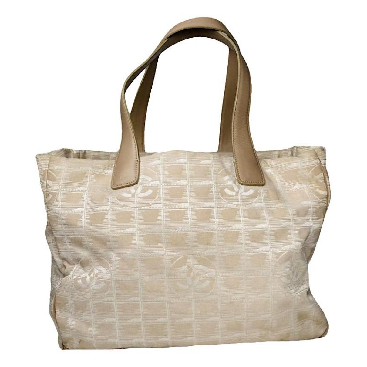 Chanel Beige Polyester Handbag Size ONE SIZE - 1 Thumbnail