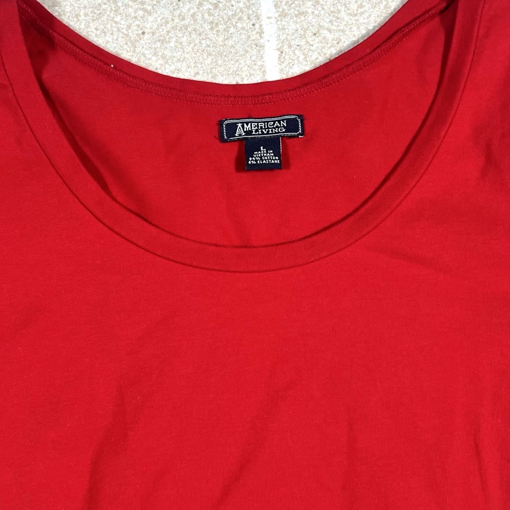Vintage American Living Red Blouse Women L Size Regular Top Size L / US 10 / IT 46 - 3 Thumbnail