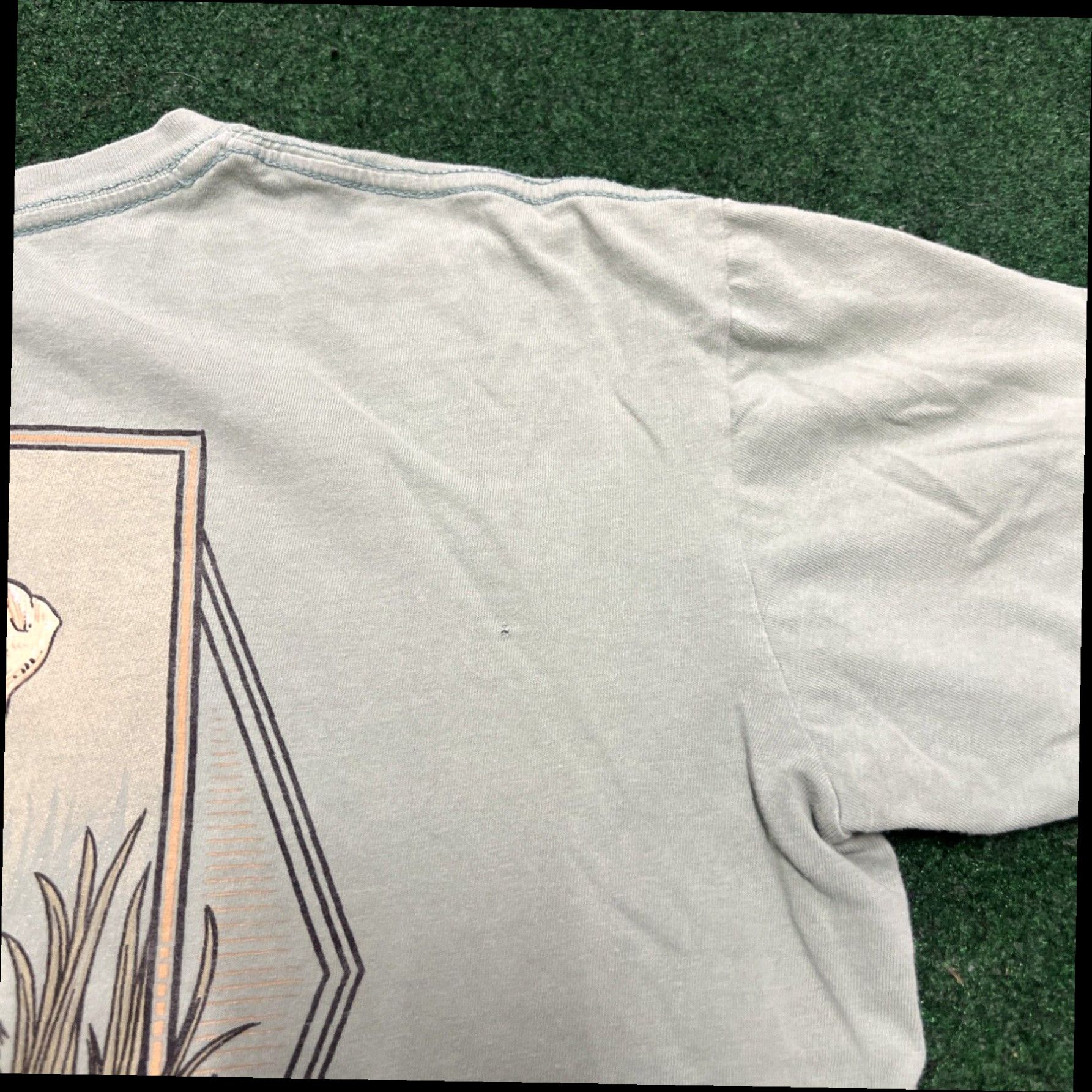 Doublet Fripp & Folly Shirt Adult Small Faded Green Double Sided Graphic Pocket Unisex Size US S / EU 44-46 / 1 - 3 Thumbnail