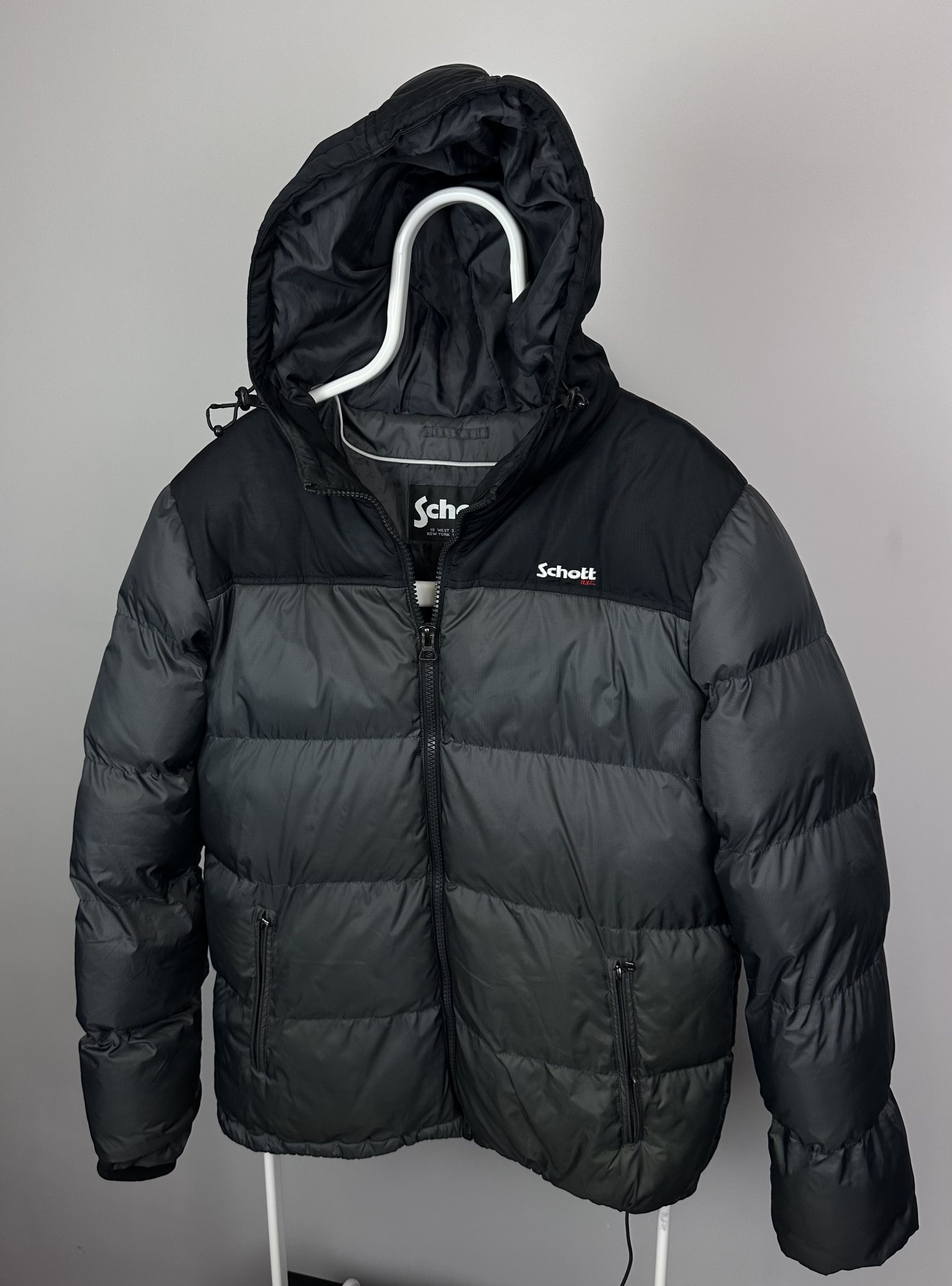 Schott Schott jacket men XL gray black NYC Size US XL / EU 56 / 4 - 2 Thumbnail