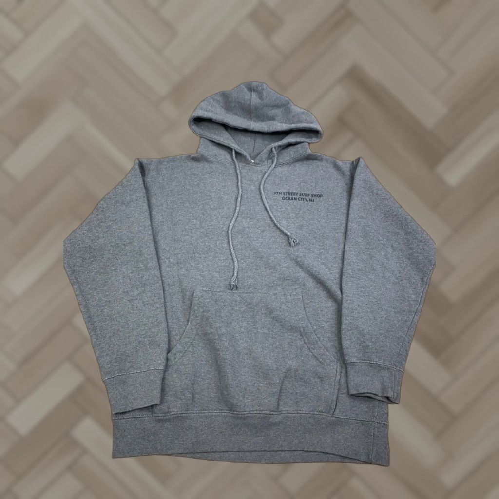 Vintage Ocean City Surf Hoodie Mens M Pullover Beach Waves Birds 12542 Size US M / EU 48-50 / 2 - 1 Thumbnail