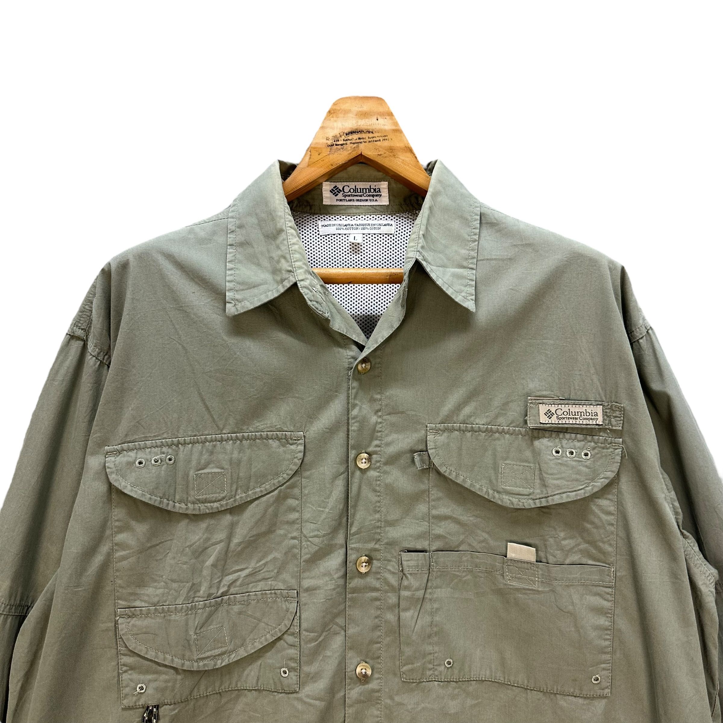 Columbia COLUMBIA MULTIPOCKET OUTDOOR SHIRT #8806-028 Size US L / EU 52-54 / 3 - 2 Thumbnail