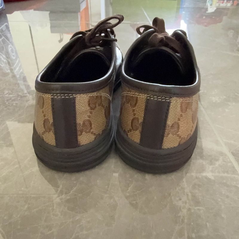 Gucci Gucci Brown Casual Sneakers for Everyday Wear - Size US 5.5 / EU 38 - 3 Thumbnail