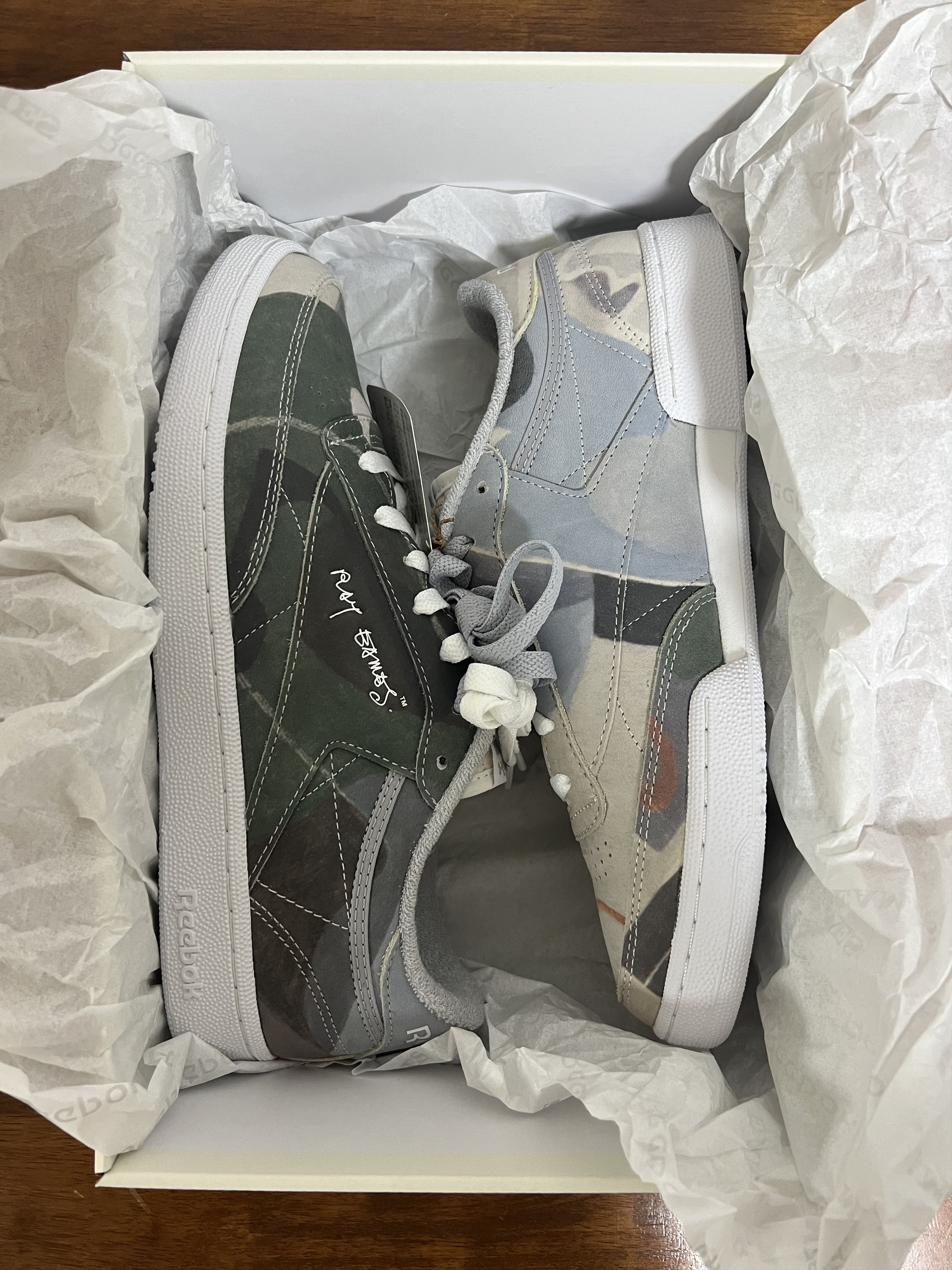 Reebok 💚 2021 Eames x Reebok Club C '85 Composition US10 NEW Size US 10 / EU 43 - 15 Thumbnail