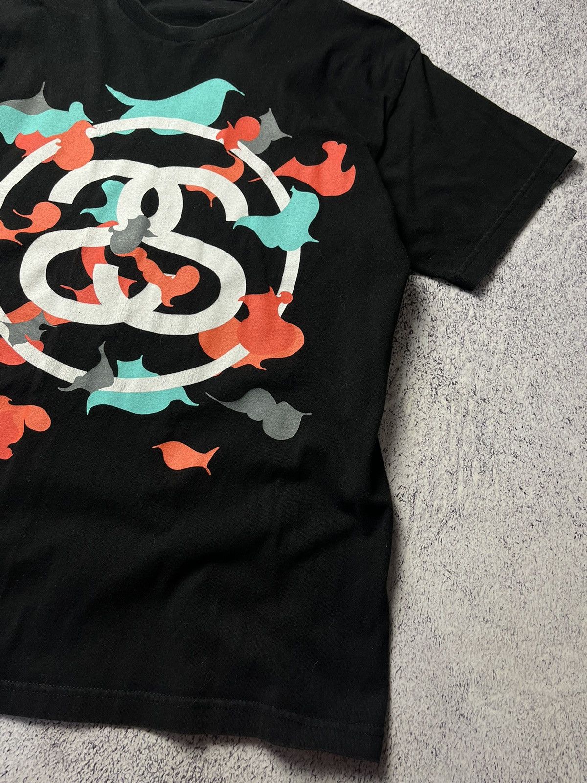 Stussy Mens Vintage Stussy T-shirt 90s big logo tee rare Size US M / EU 48-50 / 2 - 11 Thumbnail