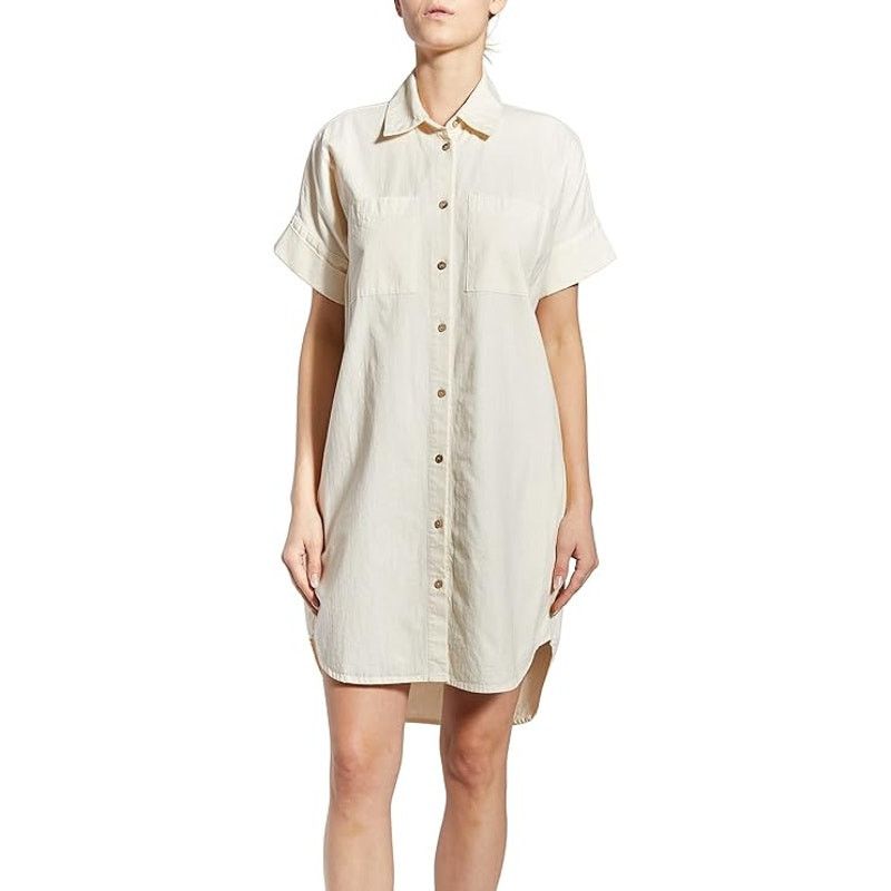 Other OAT New York Khaki Oversized Button Up Shirt Dress Small Size S / US 4 / IT 40 - 2 Thumbnail