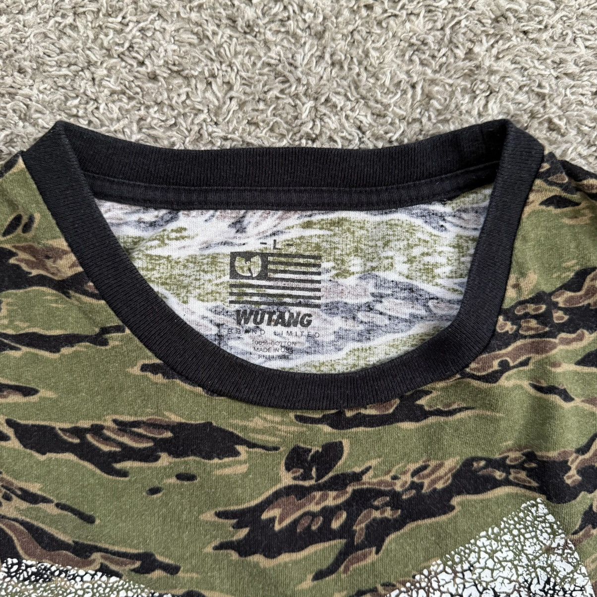 Wu-Tang Clan 🔴Wu-Tang Shirt Size Large Camouflage Wu Shattered Design Size US L / EU 52-54 / 3 - 4 Thumbnail