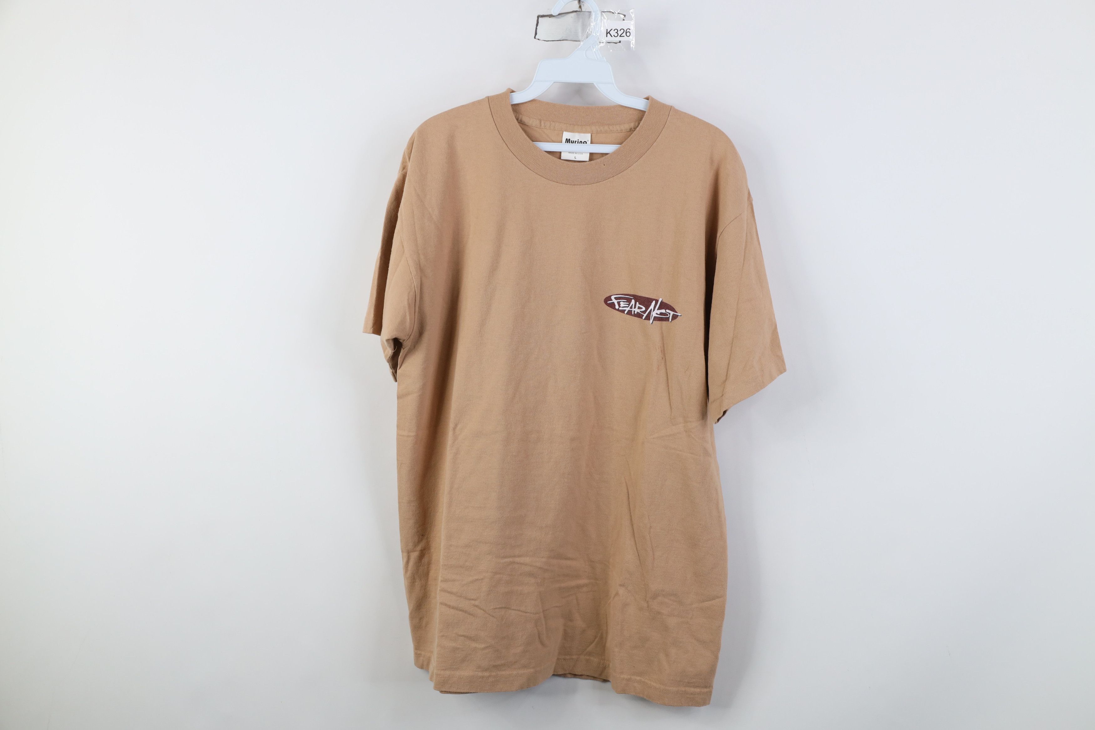 Vintage Vintage 90s Streetwear Fear Not Christian Jesus T-Shirt USA Size US L / EU 52-54 / 3 - 1 Thumbnail