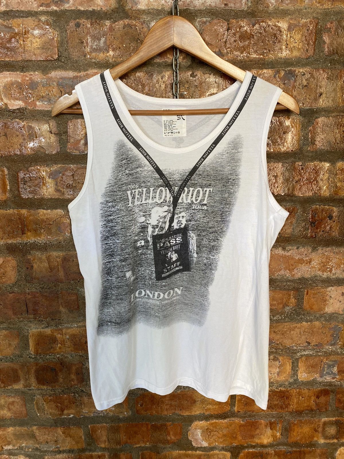 PPFM SS06 Ppfm Staff Yellow Riot Tank Size US S / EU 44-46 / 1 - 2 Thumbnail