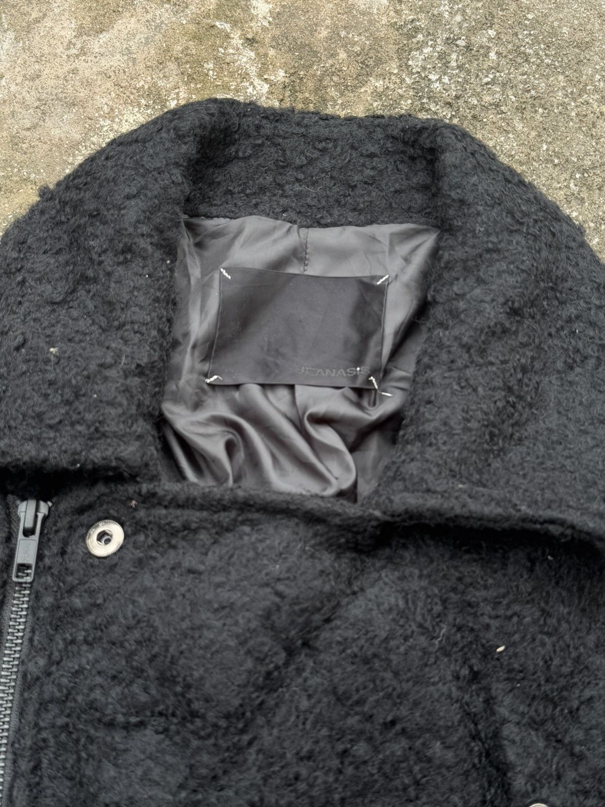 Japanese Brand ASYMMETRICAL JEANASIS WOOL GOTHIC JACKET Size US M / EU 48-50 / 2 - 7 Thumbnail