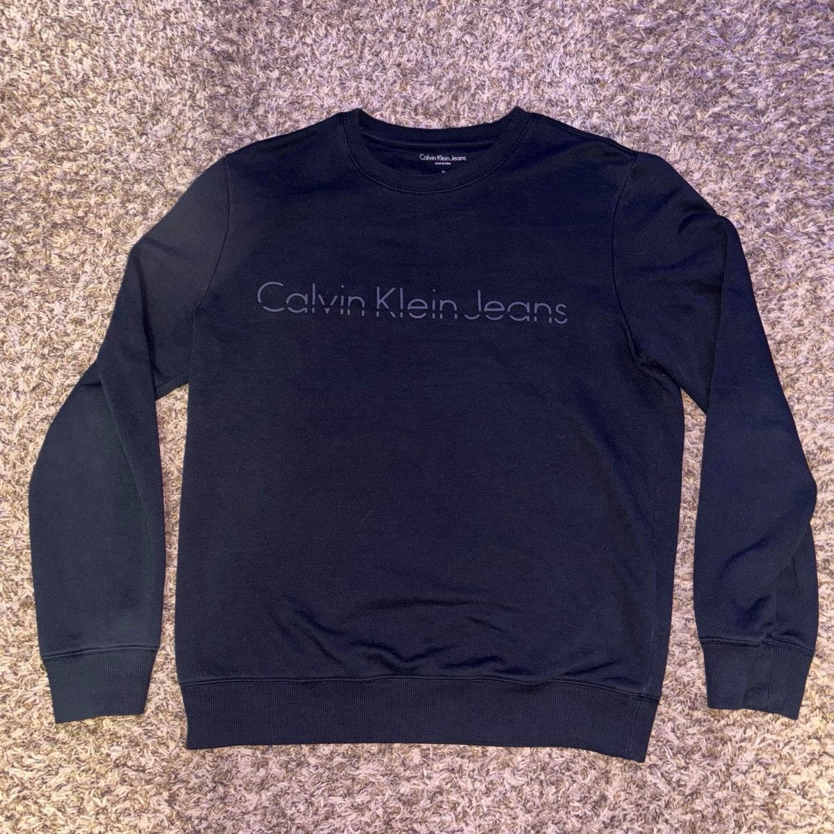 Calvin Klein Calvin Klein Jeans Sweatshirt Black Size M Size US M / EU 48-50 / 2 - 1 Thumbnail
