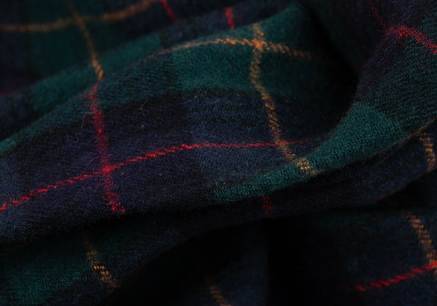 Comme des Garcons Homme Plus Tartan Check Wool Nylon Pants in Deep Blue Green XS Size US 30 / EU 46 - 12 Thumbnail