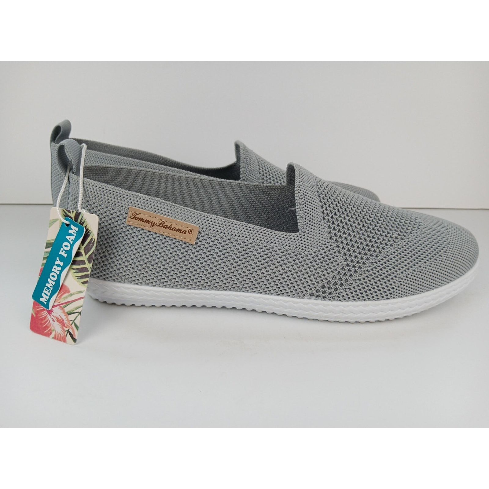 Tommy Bahama Tommy Bahama Gray Knit Slip On Casual Shoes Women’s Sz 9.5 Size US 9.5 / IT 39.5 - 2 Thumbnail