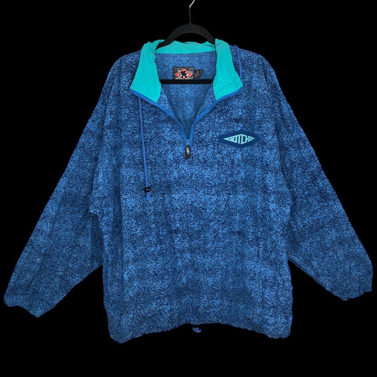 Gotcha GOTCHA Blue Nylon Pullover Windbreaker 80s/90s Surf Skate Size US XL / EU 56 / 4 - 5 Thumbnail