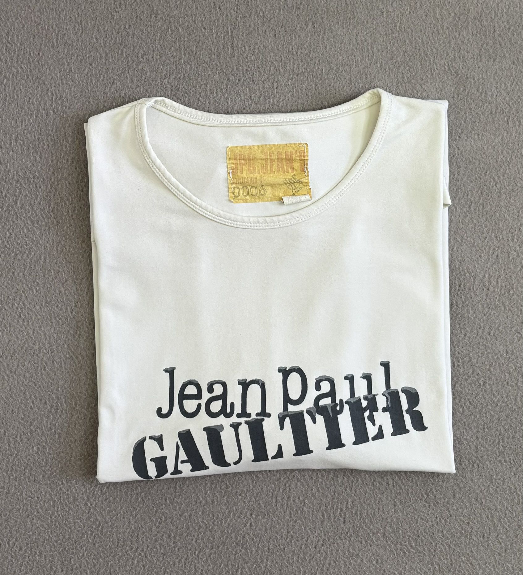 Jean Paul Gaultier JPG JEANS アメコミ半袖シャツ Jean Paul Gaultier Jean Paul Gaultier Jean's T-shirt White Small