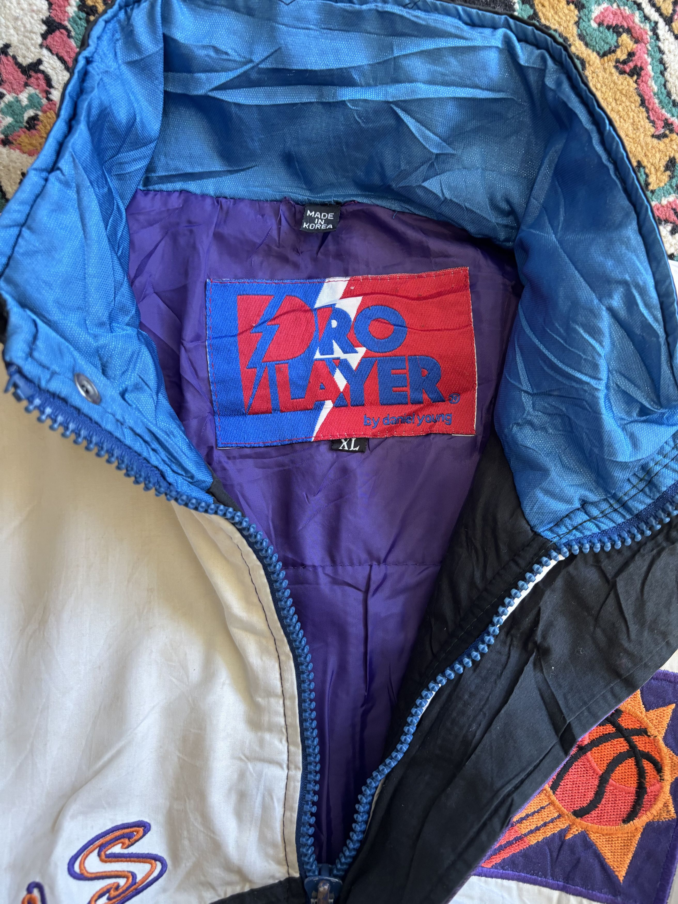 Pro Player Vintage Phoenix Suns NBA 90s Windbreaker Jacket Size US XL / EU 56 / 4 - 2 Thumbnail
