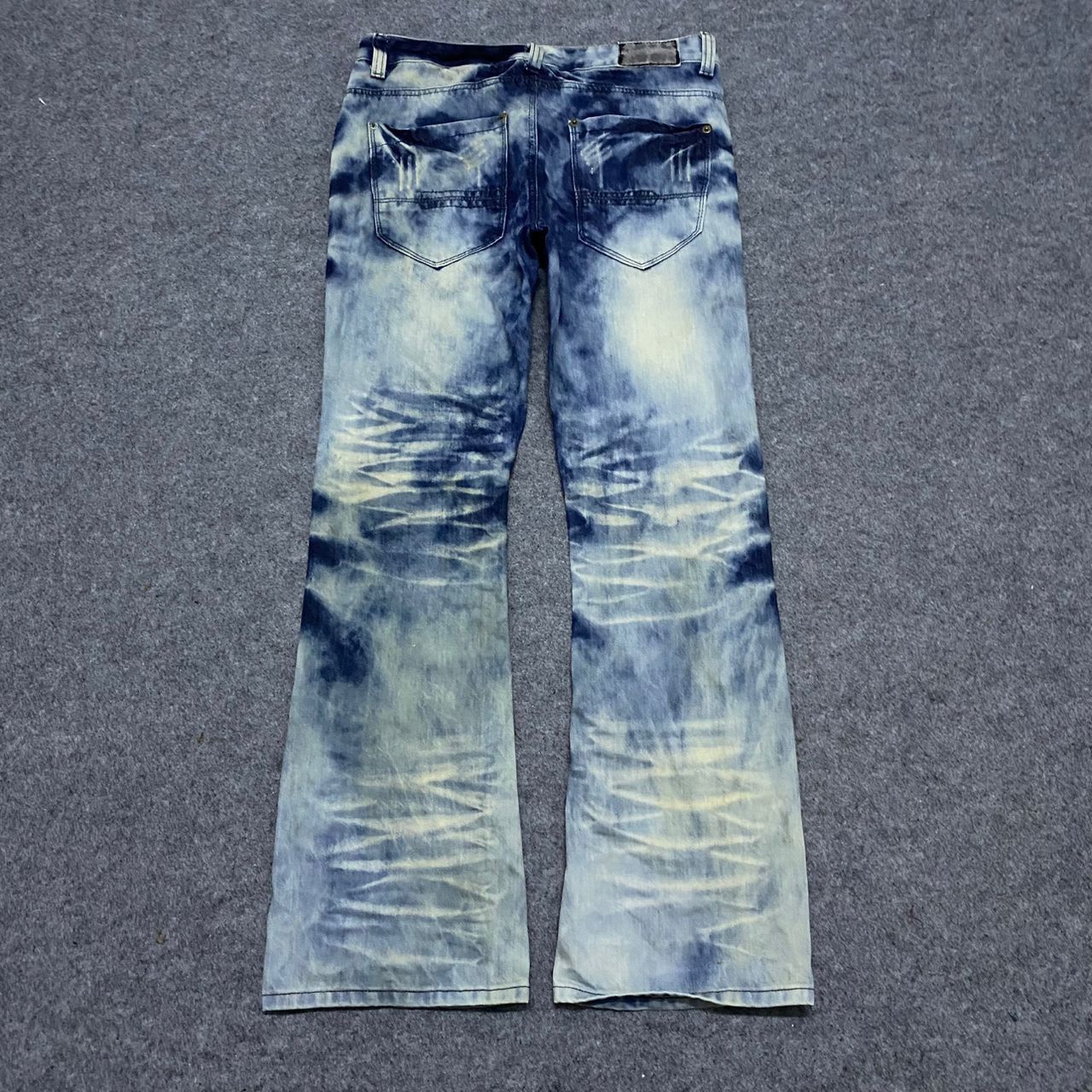 If Six Was Nine 💥Flare💥Vintage Black Crown Japanese Brand Denim Size US 34 / EU 50 - 3 Thumbnail