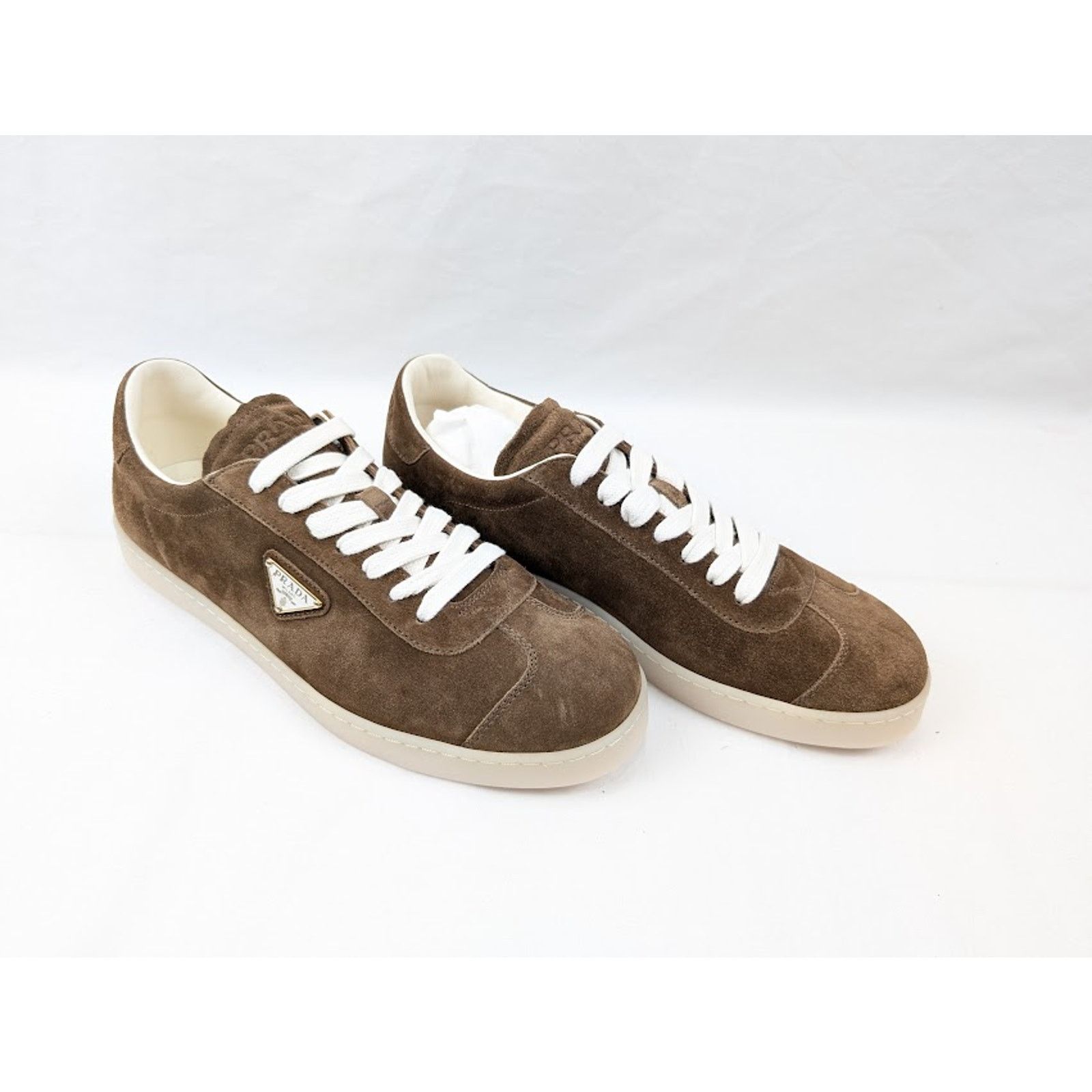 Prada o1rshd1 Low-Top Sneakers in Sigaro Size US 11 / EU 44 - 14 Thumbnail