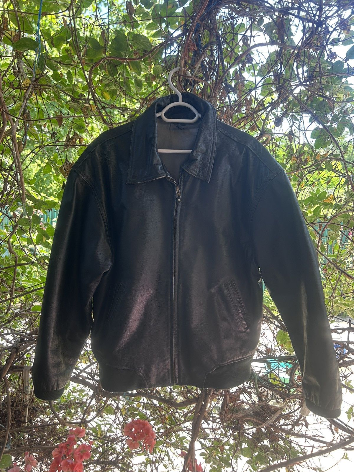 Other 90s Leather Bomber Jacket Size US S / EU 44-46 / 1 - 2 Thumbnail