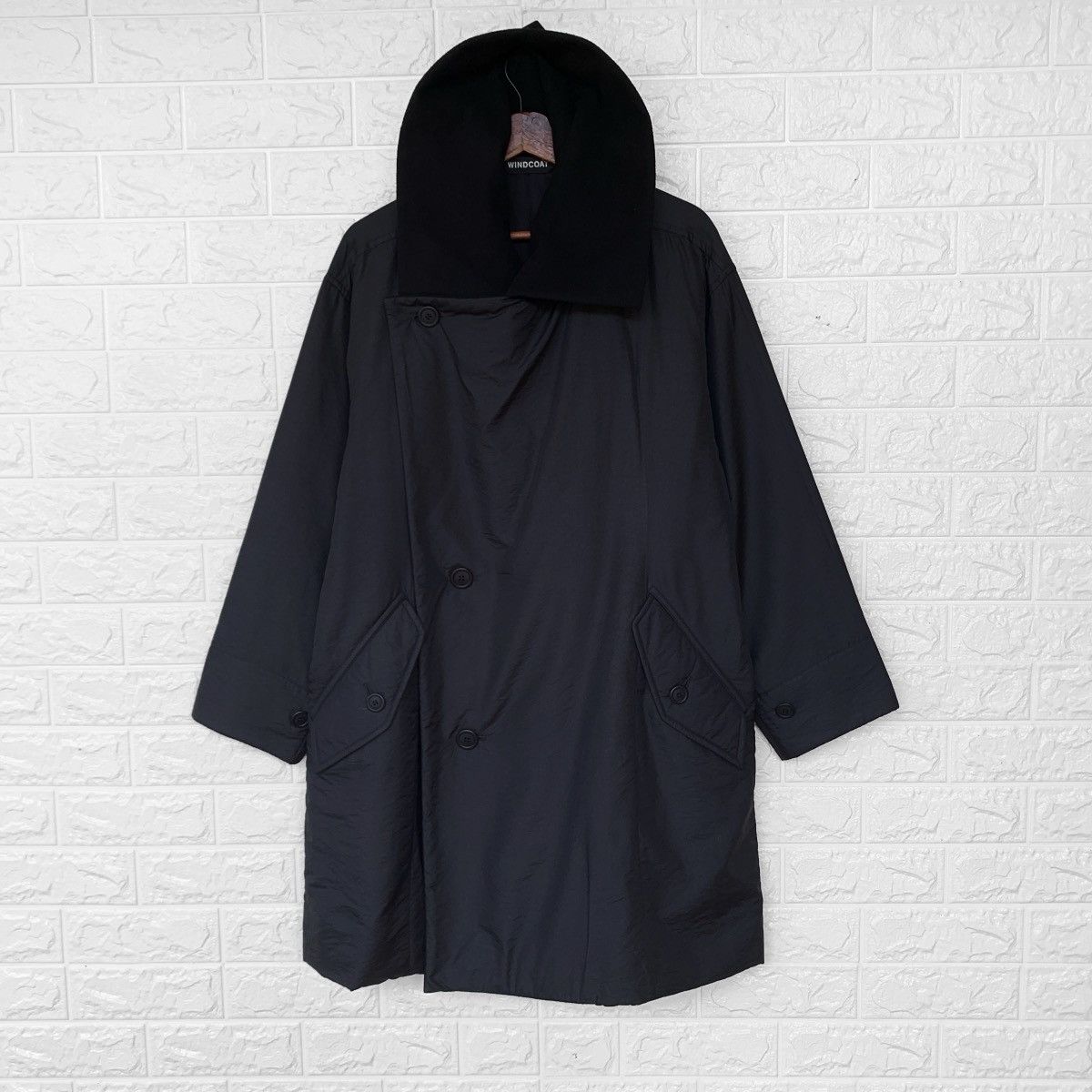 Issey Miyake Issey Miyake Windcoat Nylon Reversible Long Jacket Size US L / EU 52-54 / 3 - 2 Thumbnail