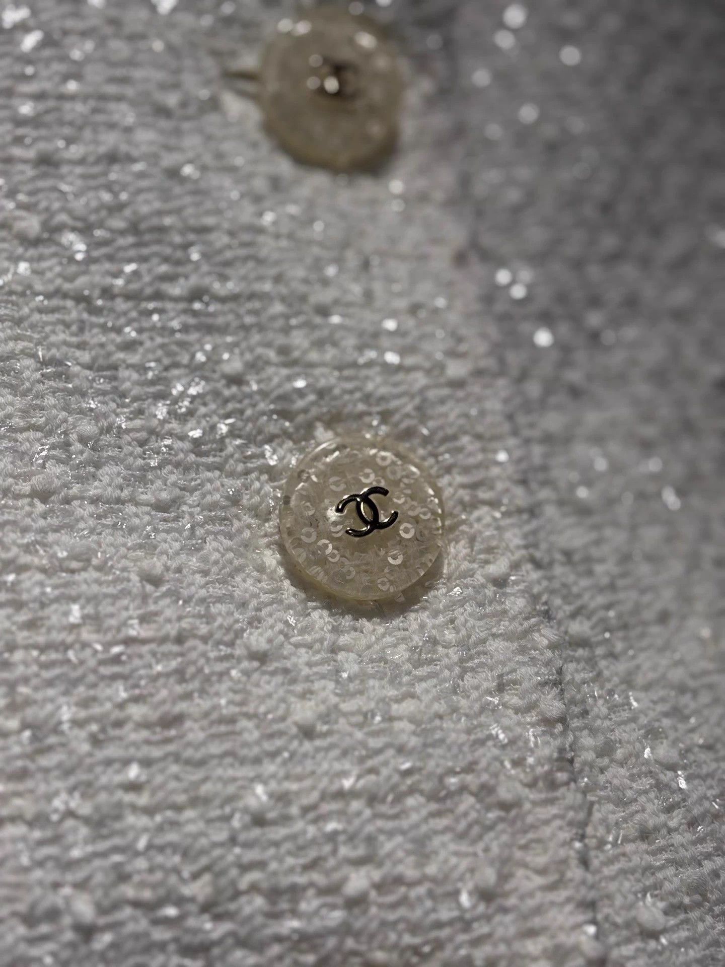 Chanel Chanel Vintage Beach Collection all-shimmer tweed jacket Size XS / US 0-2 / IT 36-38 - 2 Thumbnail