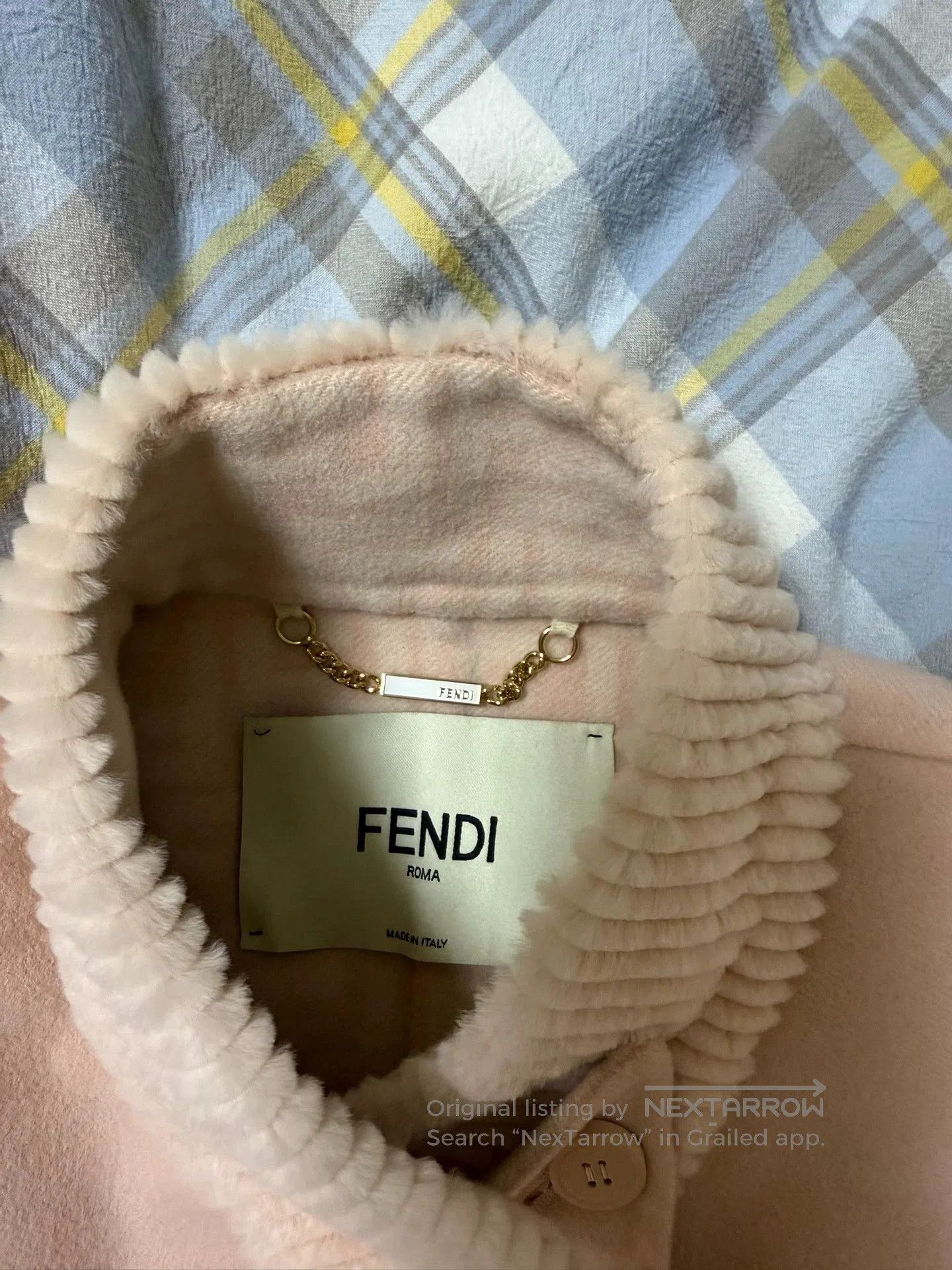 Fendi fendi pink long sleeve jacket for women. Size US M / EU 48-50 / 2 - 4 Thumbnail