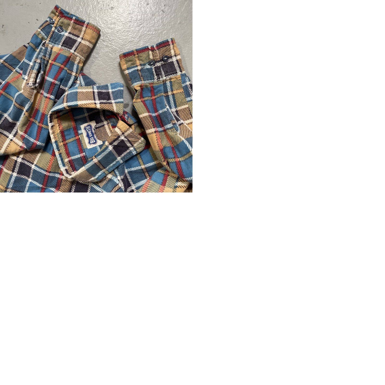 Vintage Vintage Big Smith Shirt Large Flannel Plaid Work Size US L / EU 52-54 / 3 - 9 Thumbnail