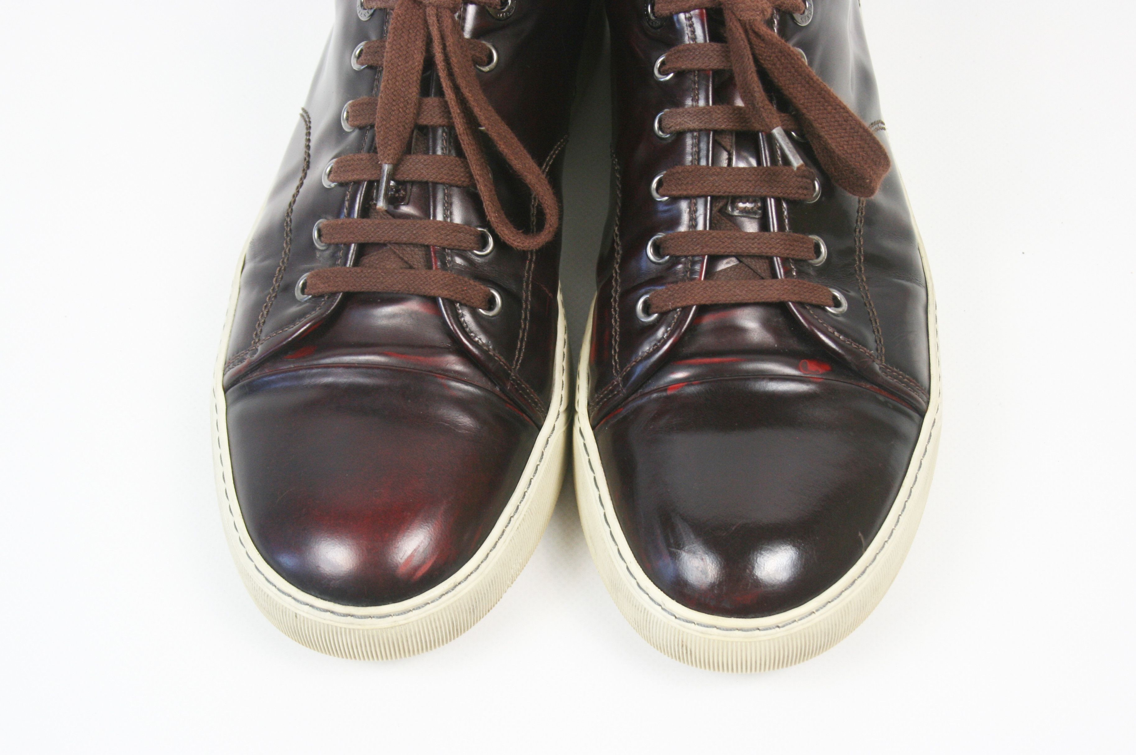 Lanvin DDB1 Patent Leather Low Sneakers 8 Size Size US 8 / EU 41 - 4 Thumbnail