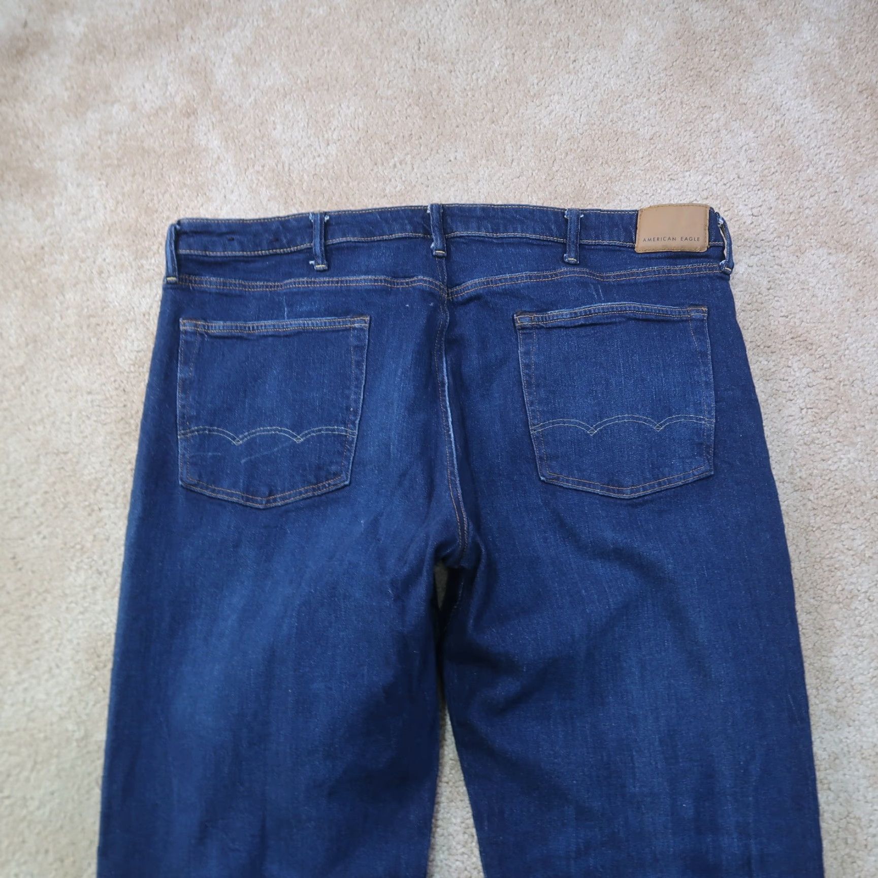 American Eagle Outfitters American Eagle Original Straight Jeans Men’s 40x34 Airflex Denim stretch Size US 40 / EU 56 - 6 Thumbnail