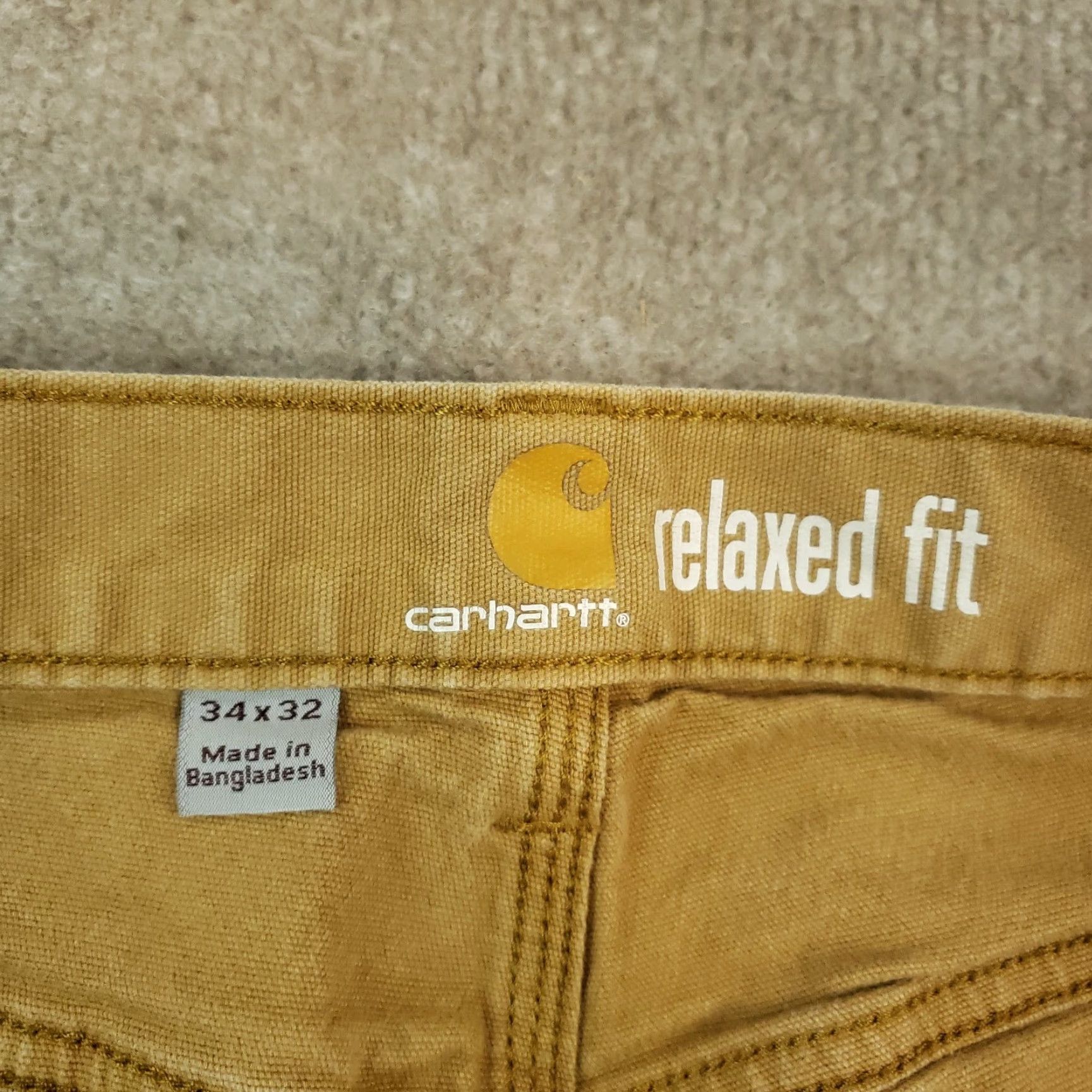 Carhartt VINTAGE Carhartt Brown Canvas Straight Leg Stretch Pants Men 32x30 Relaxed Fit Workwear Size US 34 / EU 50 - 7 Thumbnail