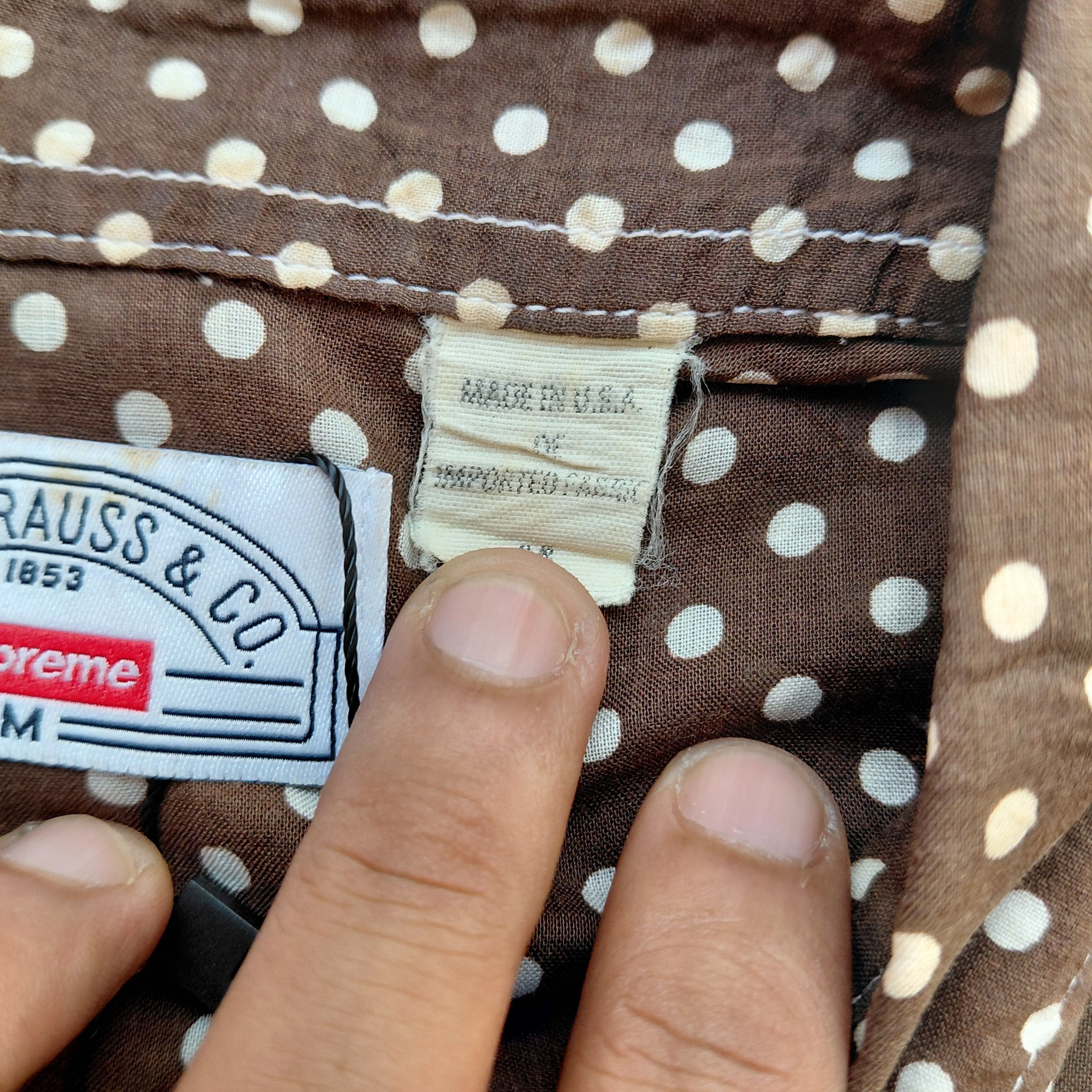 Levi's × Supreme Levis x Supreme Polkadot Shirt Size US M / EU 48-50 / 2 - 4 Thumbnail