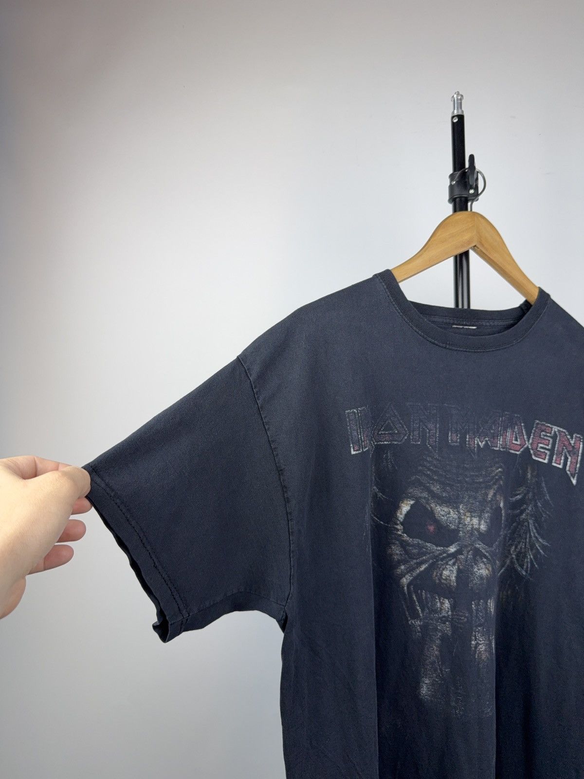 Iron Maiden 00s Iron Maiden Eddie Faded Graphic Tee Vintage Black Rock Size US L / EU 52-54 / 3 - 2 Thumbnail