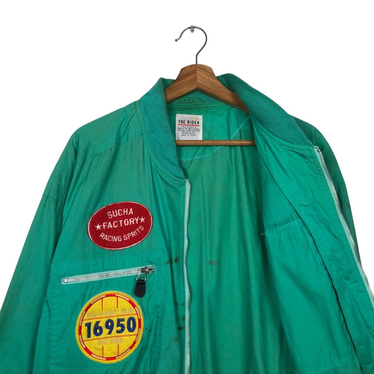 Japanese Brand 📌Vintage Bomber Jacket The Rider Kadoya Big Logo Size US L / EU 52-54 / 3 - 13 Thumbnail