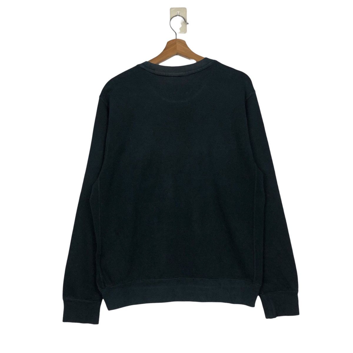 Nike 📌Vintage Sweatshirt Nike Big Logo Rich Black Size US M / EU 48-50 / 2 - 9 Thumbnail