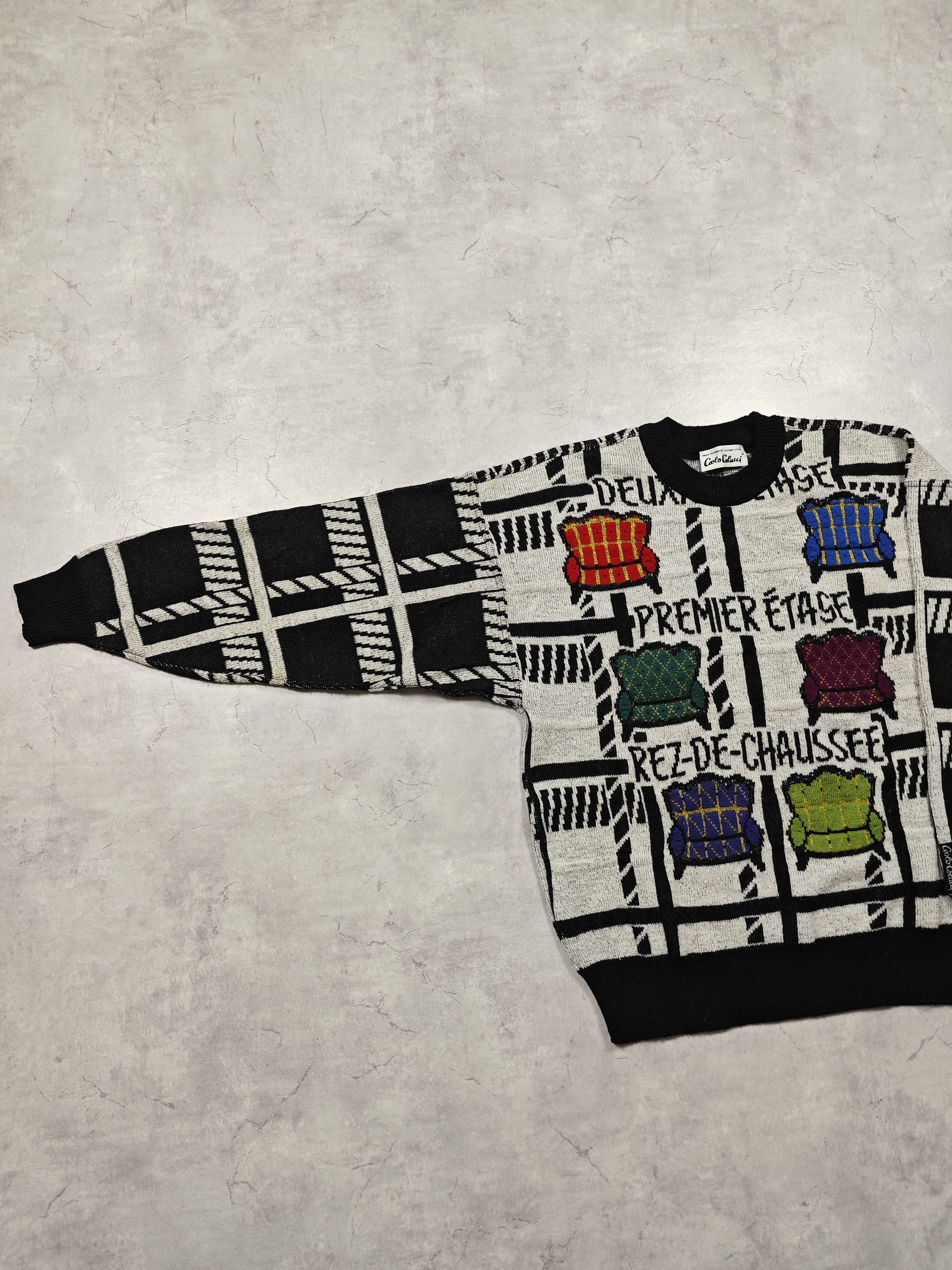 Carlo Colucci Carlo Colucci Vintage Sweater Size US XL / EU 56 / 4 - 4 Thumbnail
