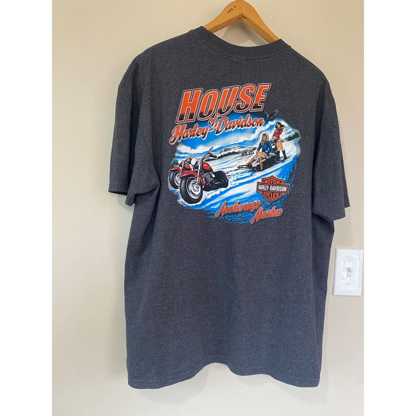 Harley Davidson House of Harley Davidson Anchorage Alaska Shirt 2XL 2011 Size US XXL / EU 58 / 5 - 3 Thumbnail