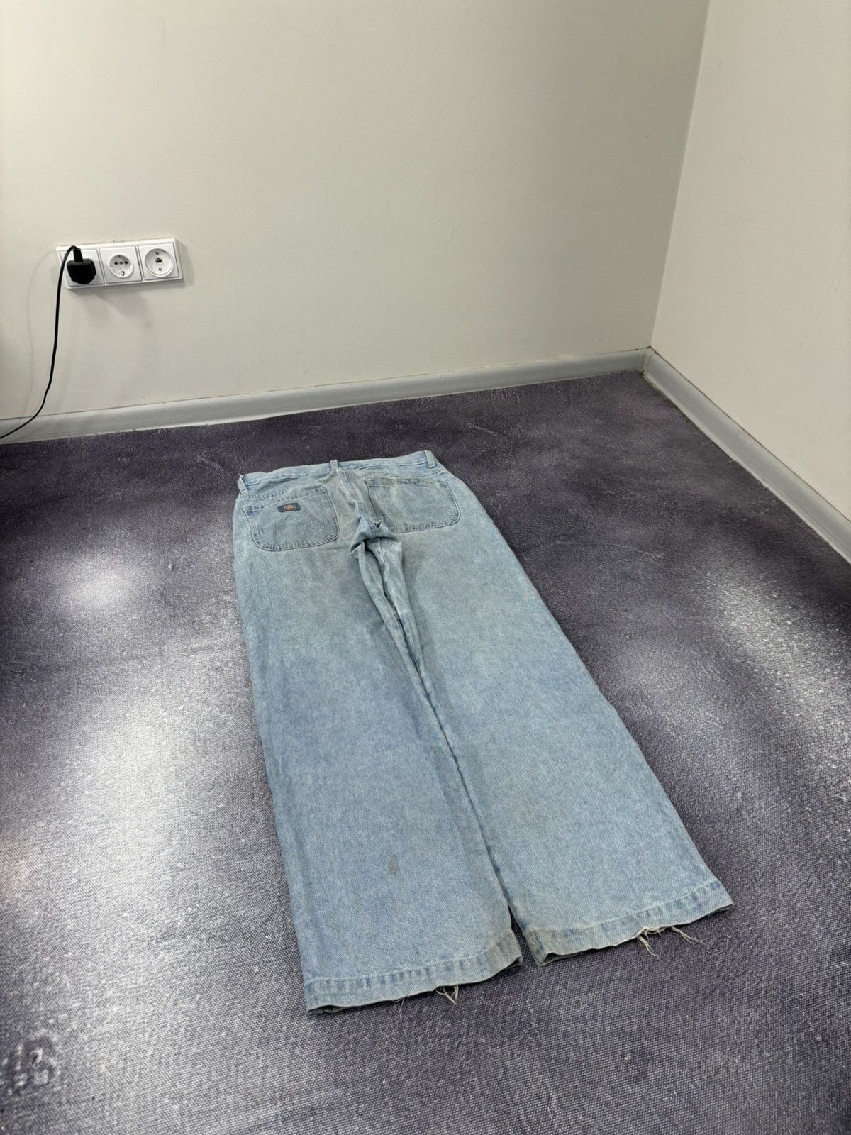 Dickies Vintage Dickies Double Knee Light Blue Denim Baggy Jeans Size US 30 / EU 46 - 9 Thumbnail
