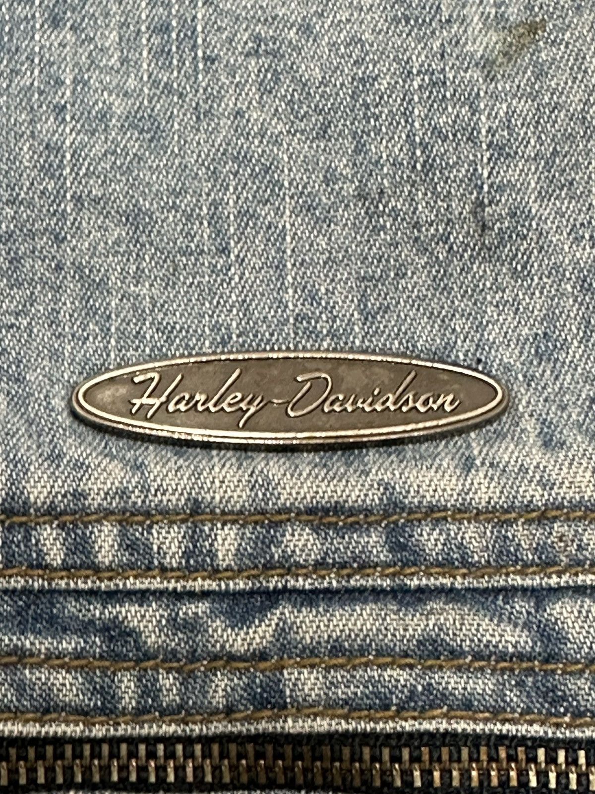 Harley Davidson Harley Davidson Live To Ride Ride To Live Eagle Denim Jacket Size S / US 4 / IT 40 - 10 Thumbnail