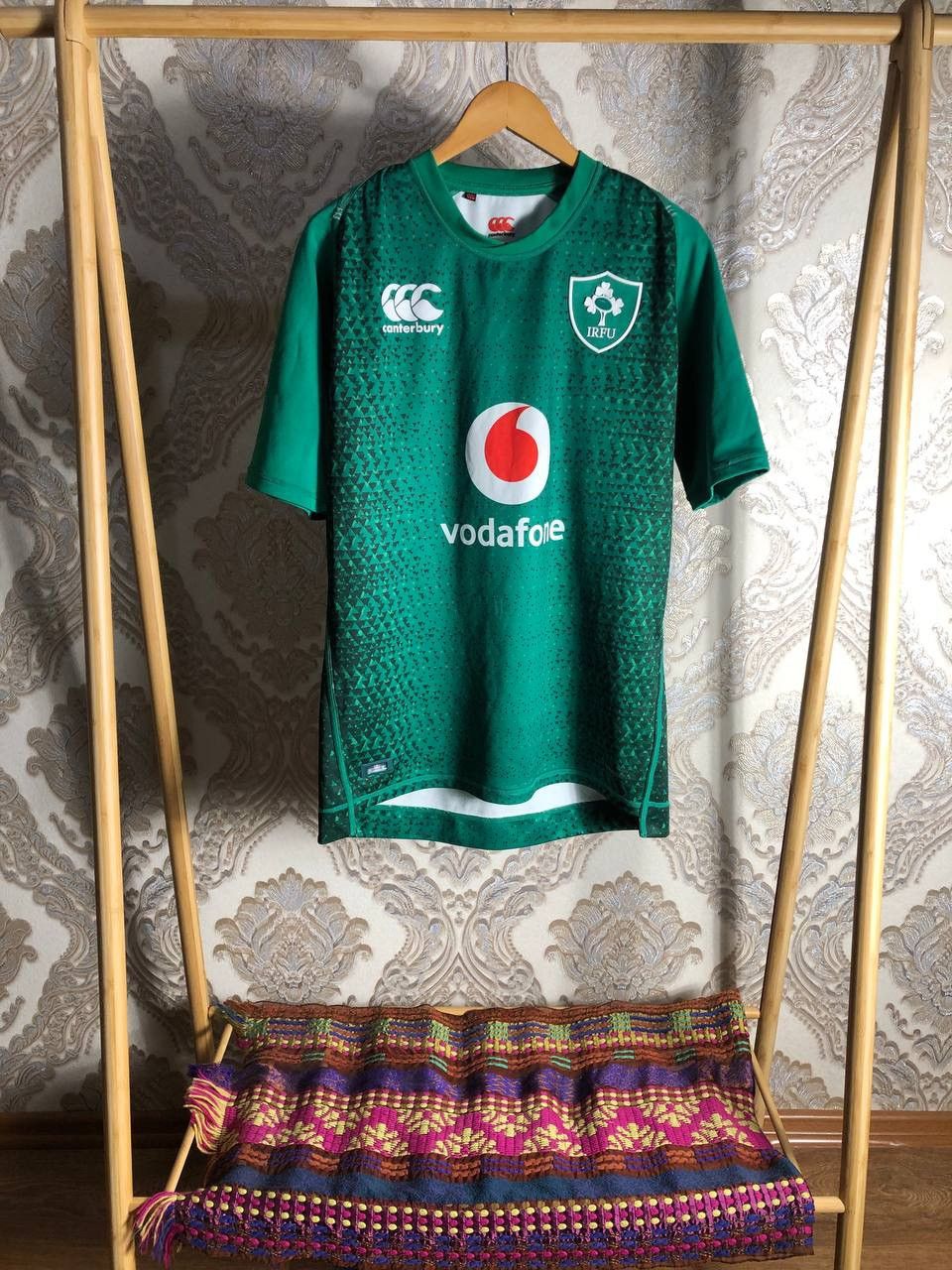 Canterbury of New Zealand × Vintage VERY RARE CANTERBURY IRELAND RETRO RUGBY JERSEY BLOKECORE Size US L / EU 52-54 / 3 - 3 Thumbnail