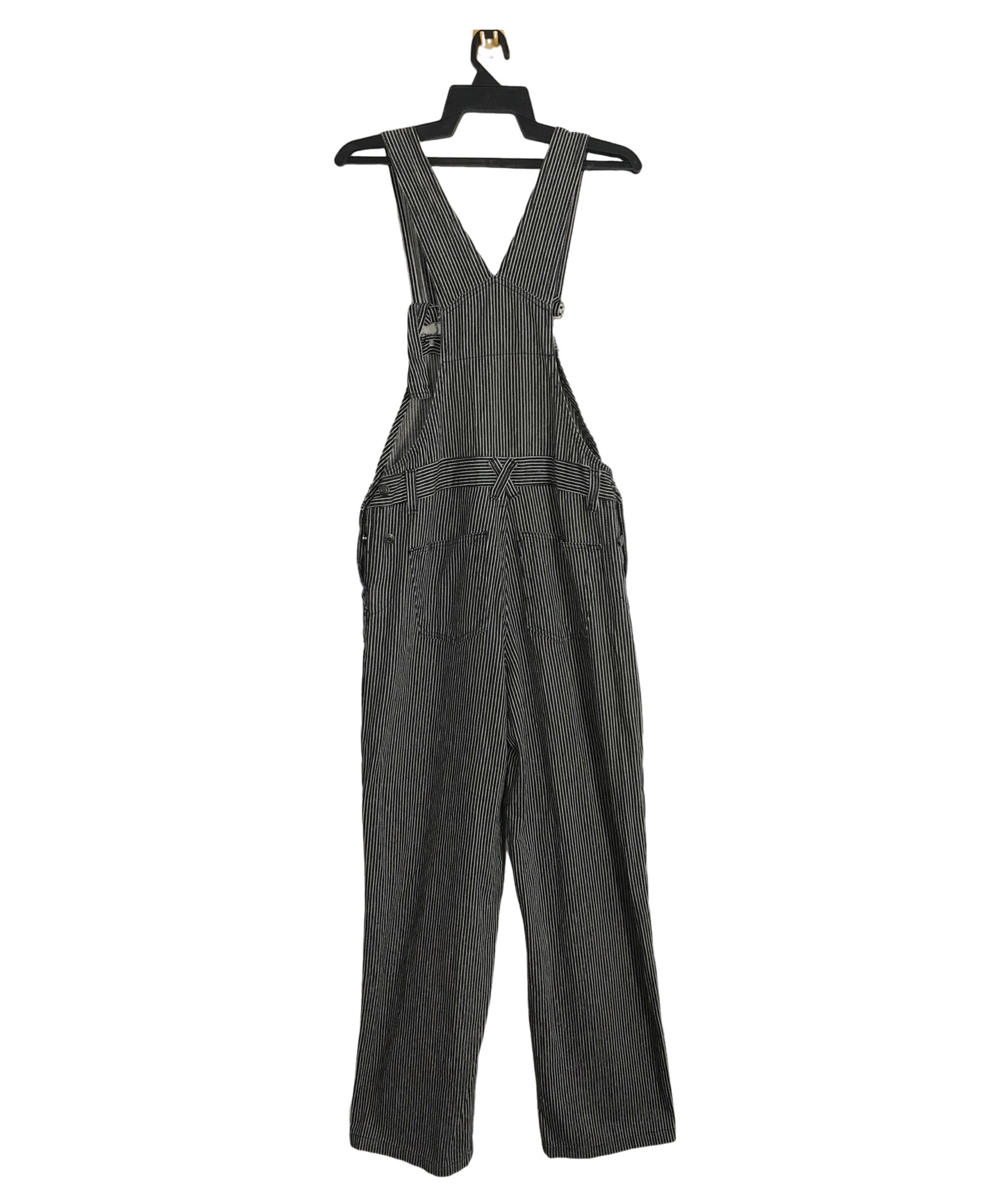 Vintage 90s Dog House Hickory Black Indigo Denim Jeans Overall Size US 32 / EU 48 - 2 Thumbnail